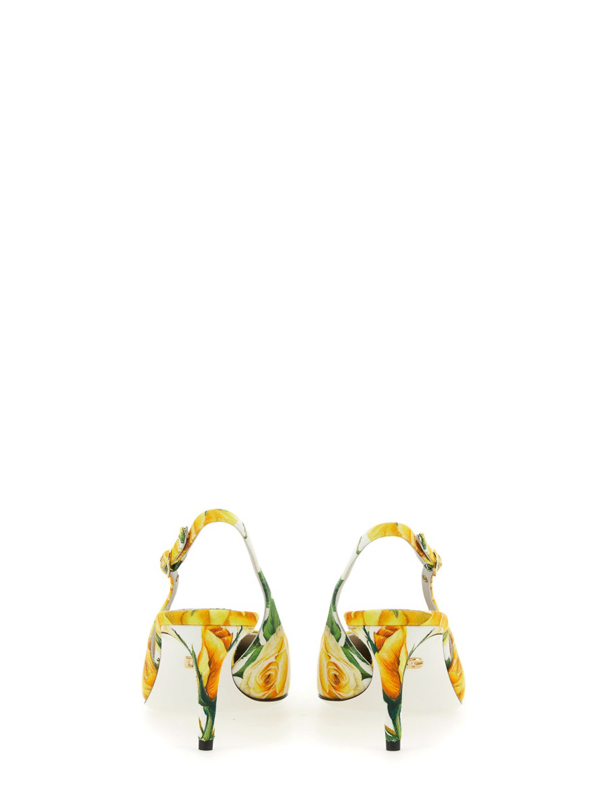 Shop Dolce & Gabbana Slingback Pumps In Multicolour