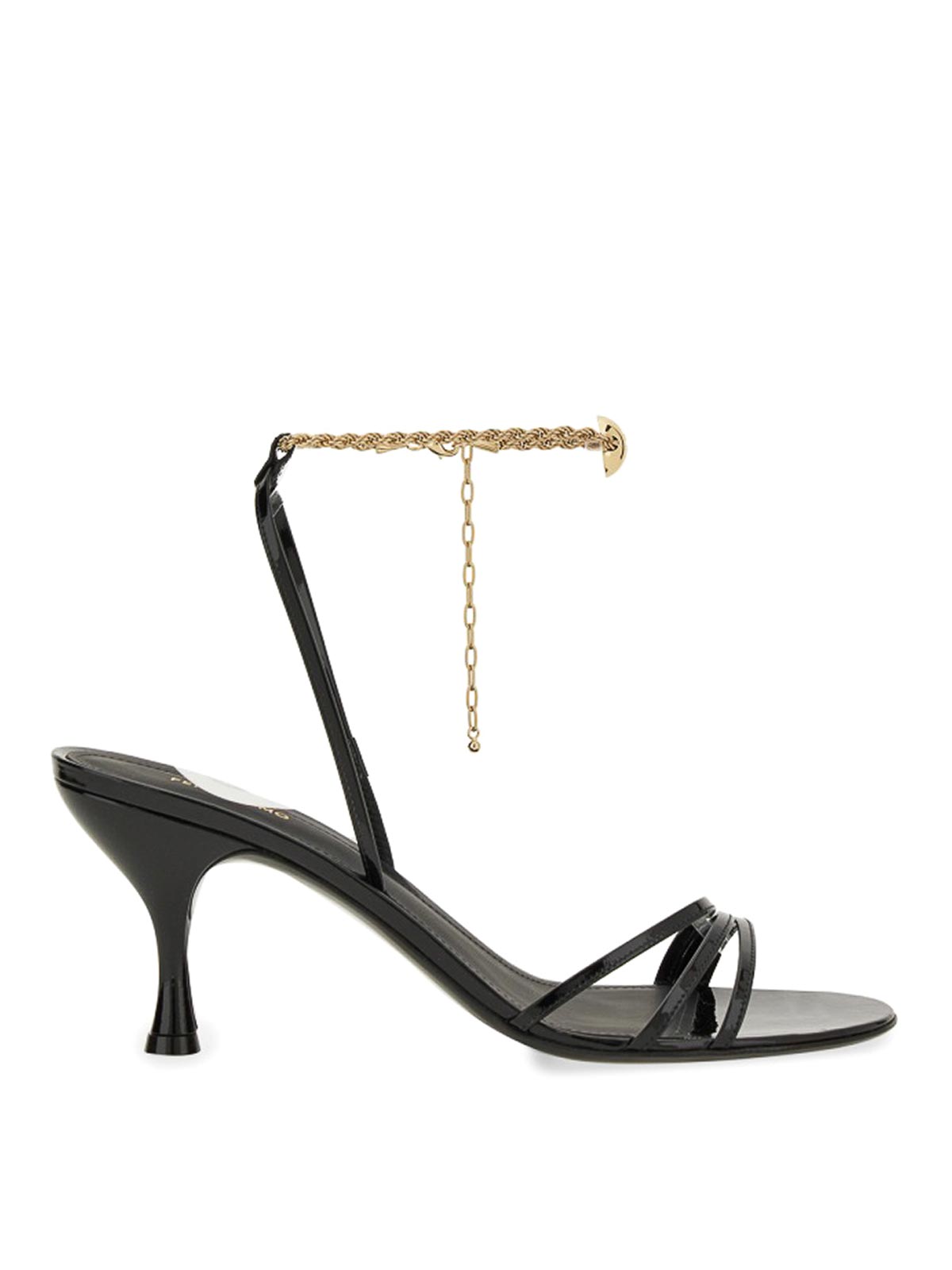 Shop Ferragamo Sandals In Black