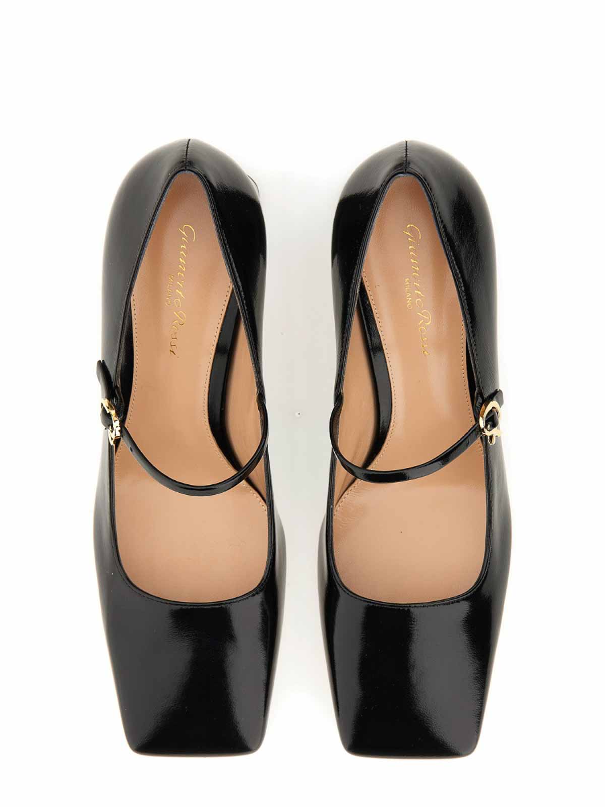 Shop Gianvito Rossi Mary Ribbon Pumps In Black