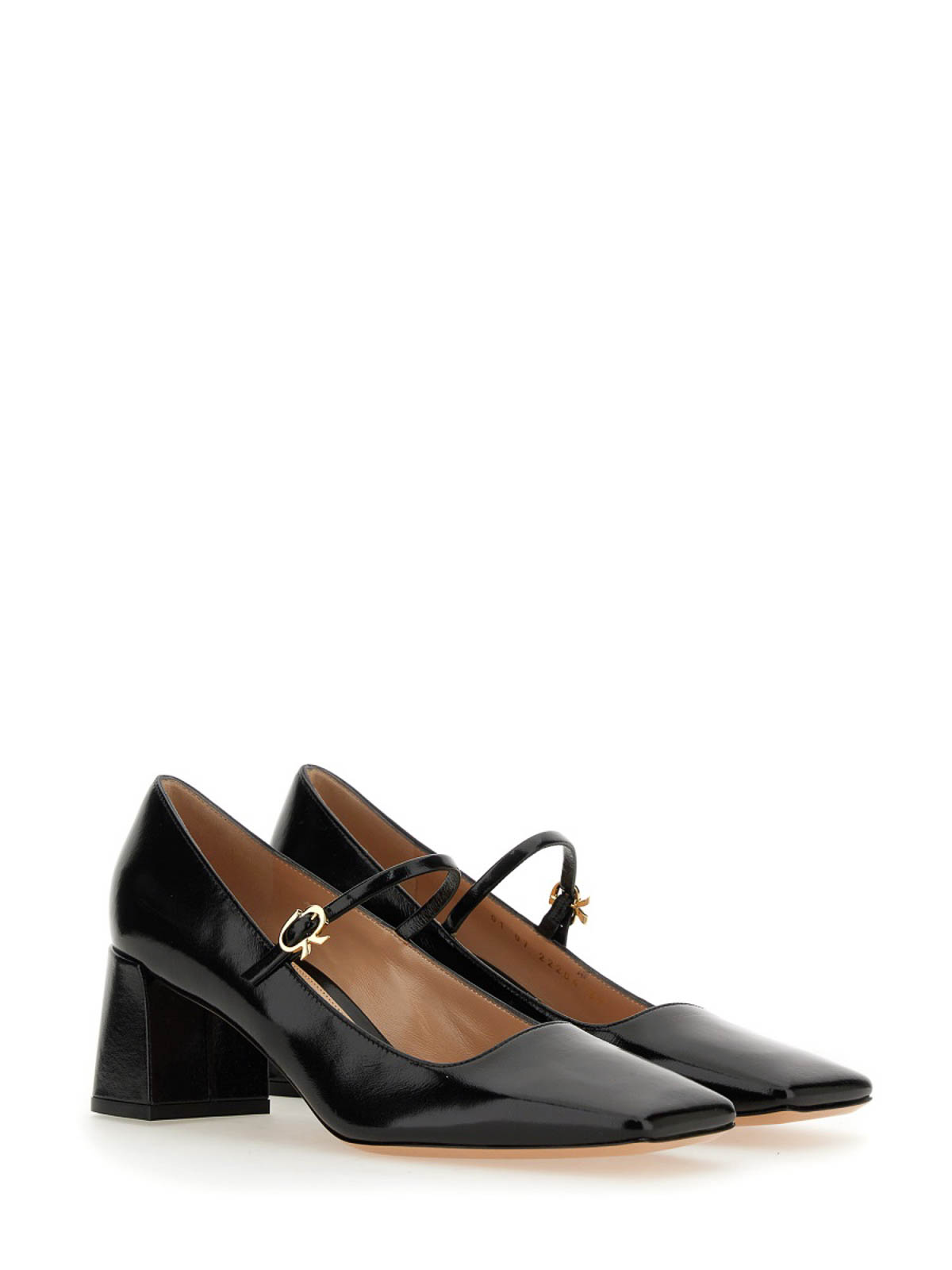 Shop Gianvito Rossi Mary Ribbon Pumps In Black