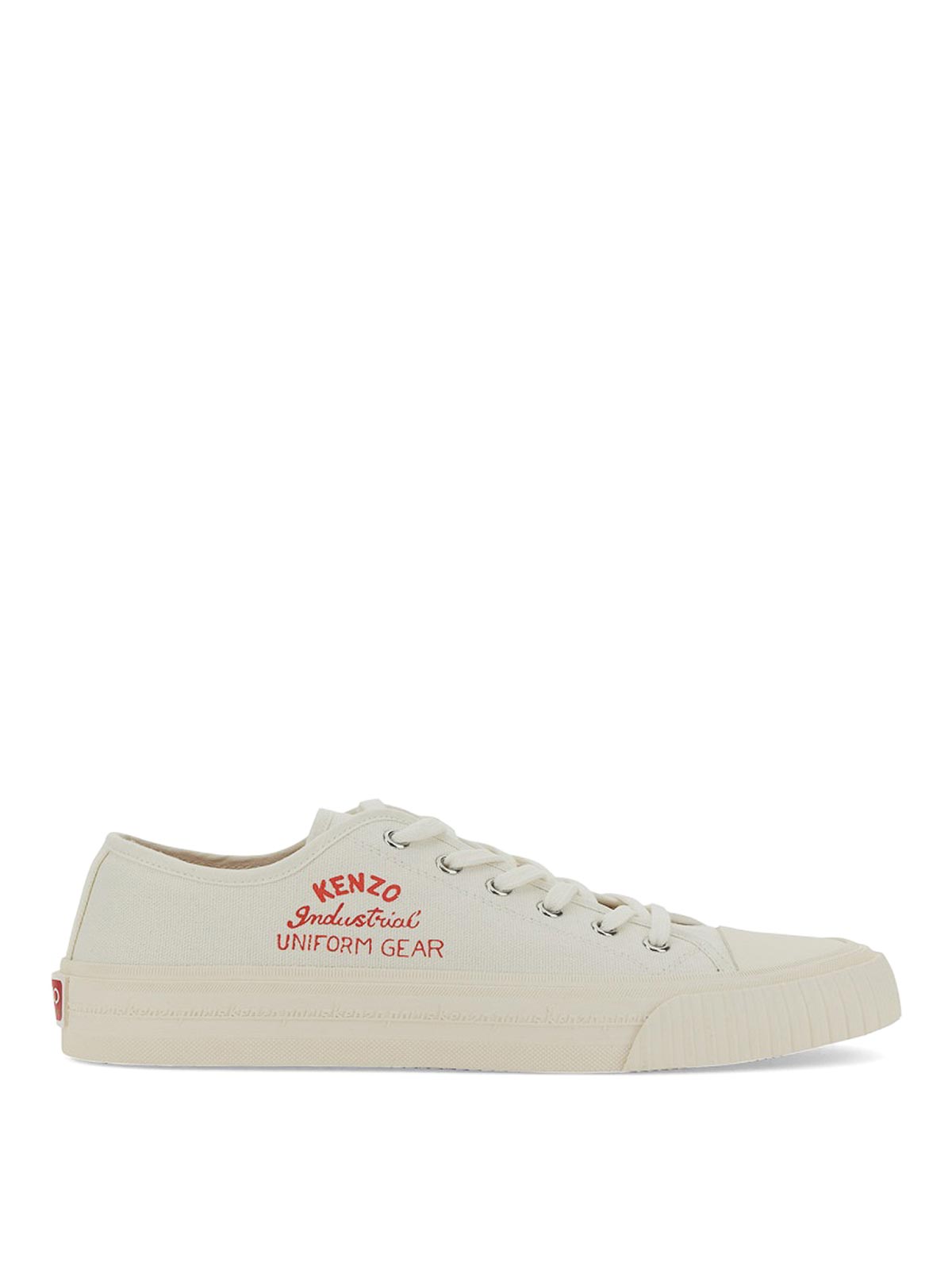 Shop Kenzo Sneakers With Logo In White