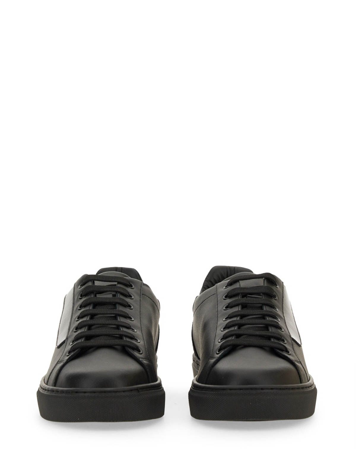 Shop Moschino Sneakers With Logo In Black