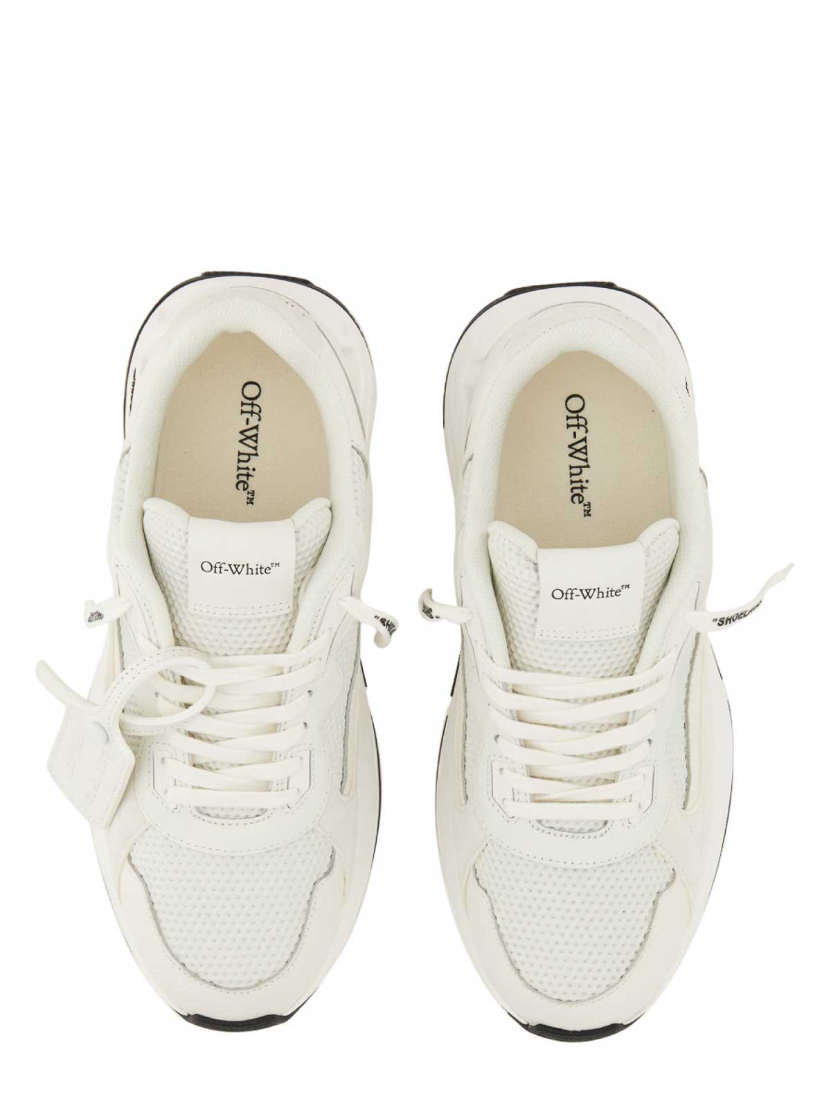 Shop Off-white Logo Sneakers In White