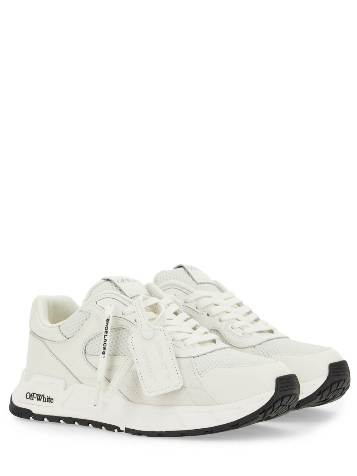 Shop Off-white Logo Sneakers In White