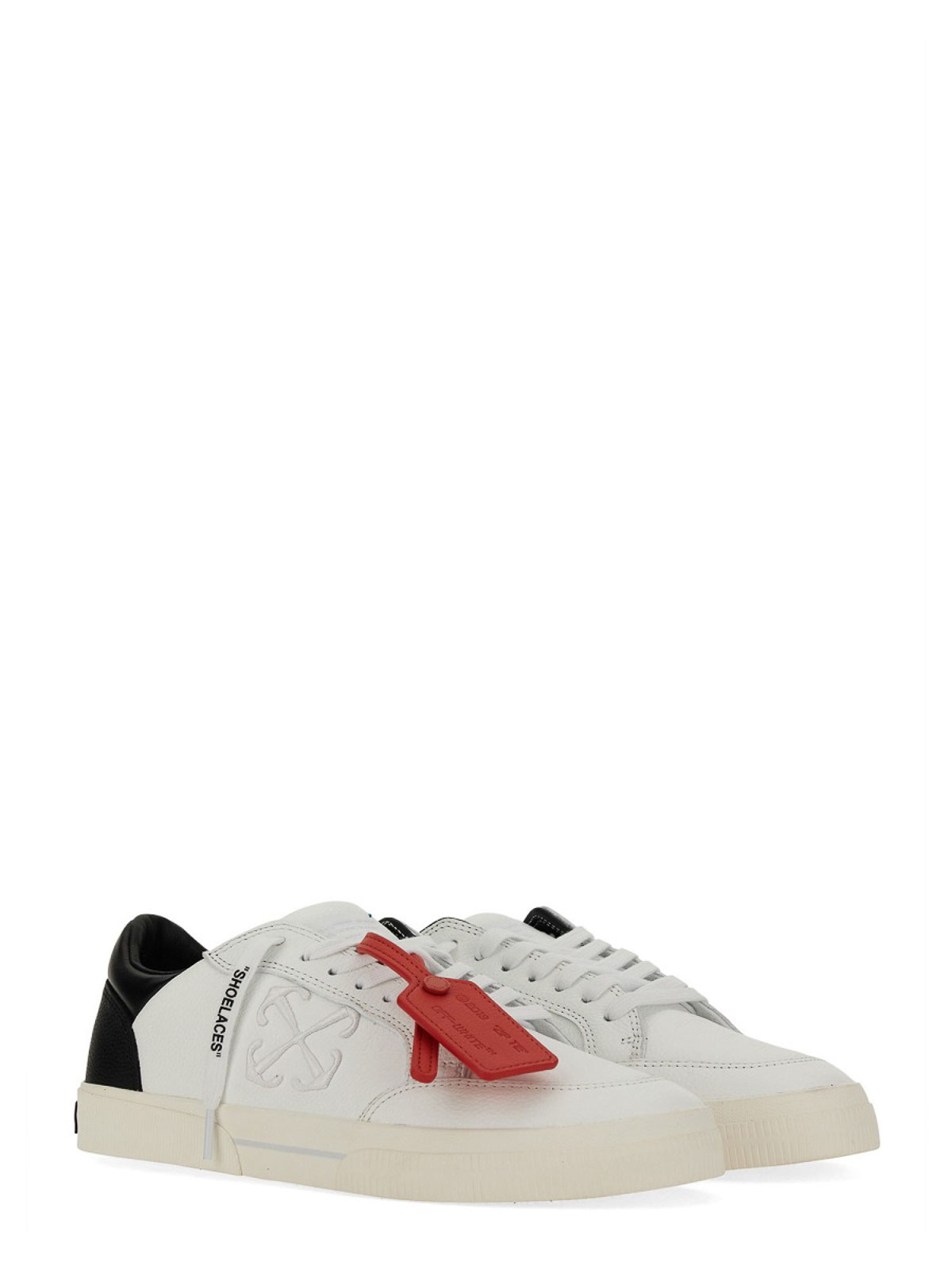 Shop Off-white Vulcanized Sneakers In White