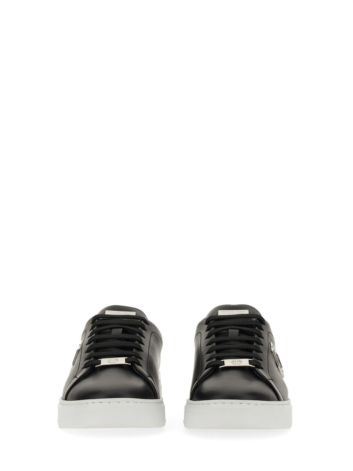 Shop Philipp Plein Sneakers With Logo In Black