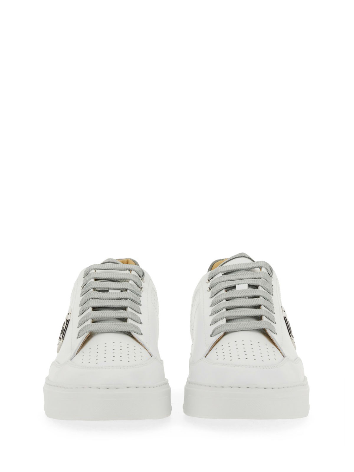 Shop Philipp Plein Sneakers With Logo In White