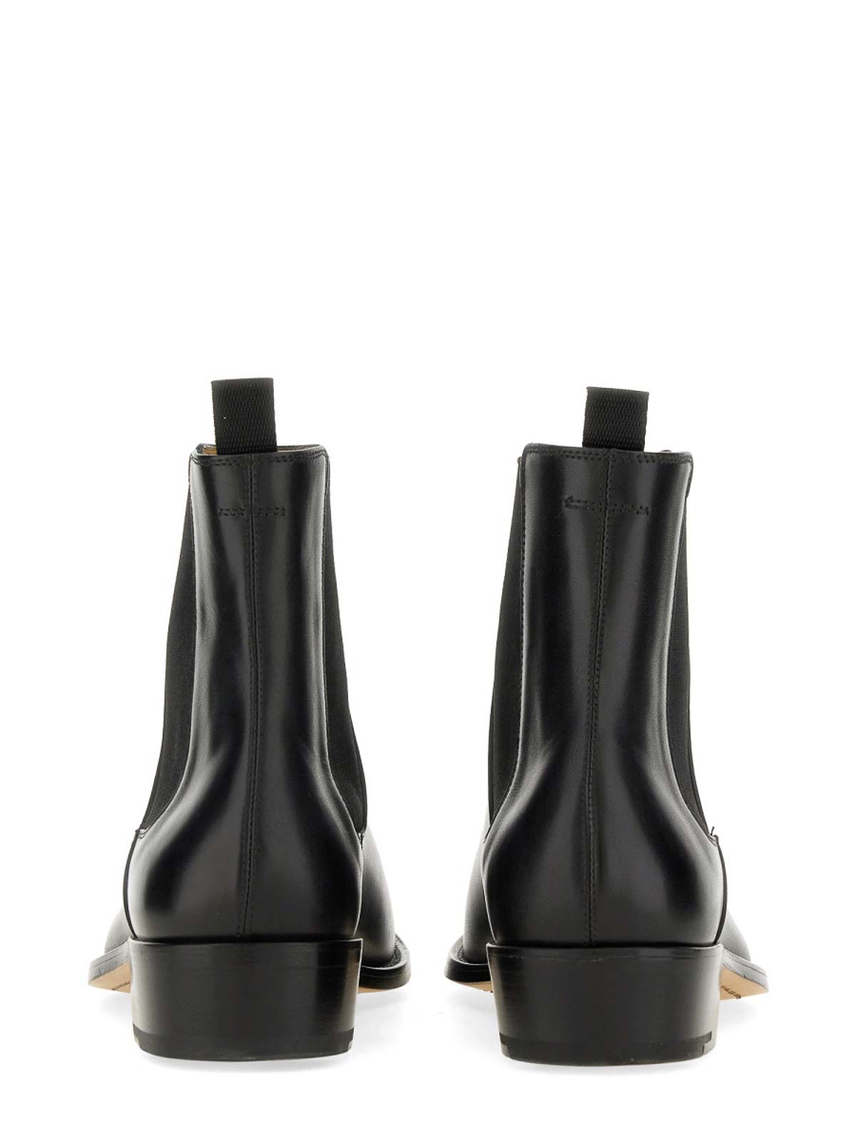 Shop Premiata Leather Boots In Black