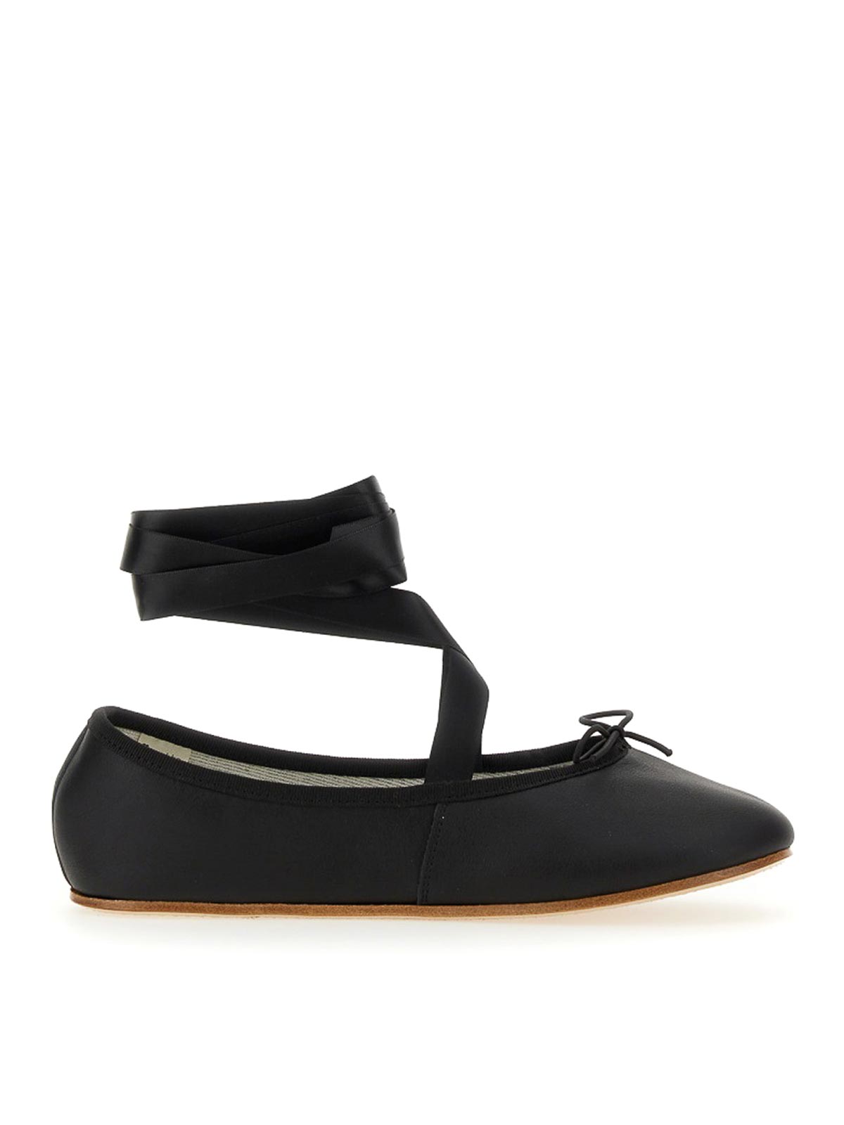 Shop Repetto Flat Shoes Sophia In Black