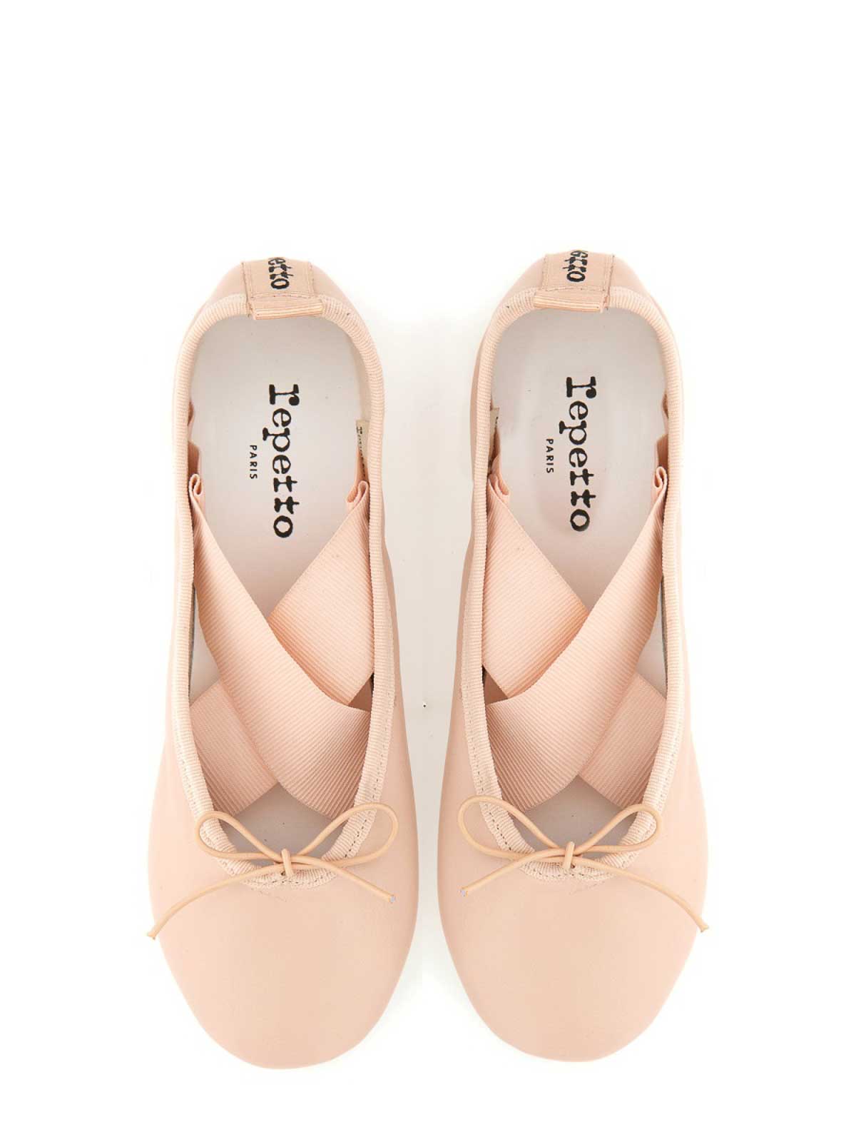 Shop Repetto Flat Shoes Janna In Nude & Neutrals
