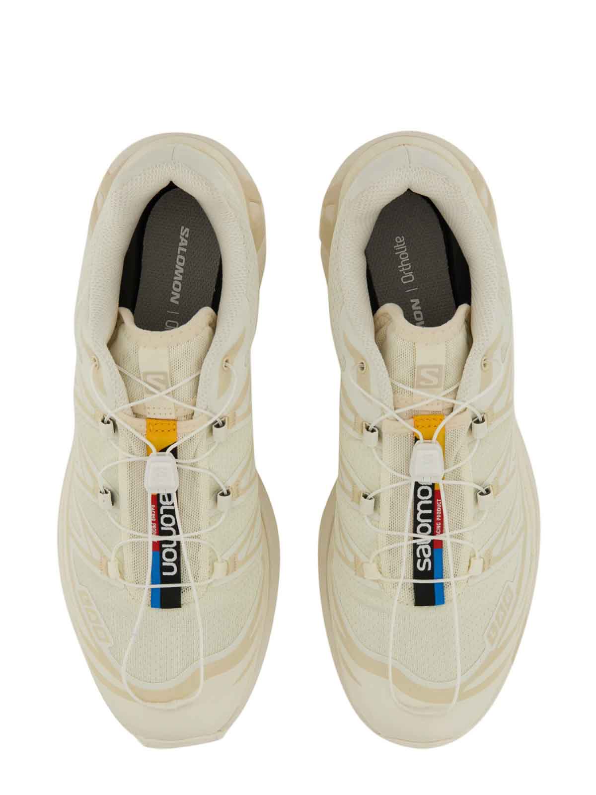 Shop Salomon Sneakers Xt-6 In White
