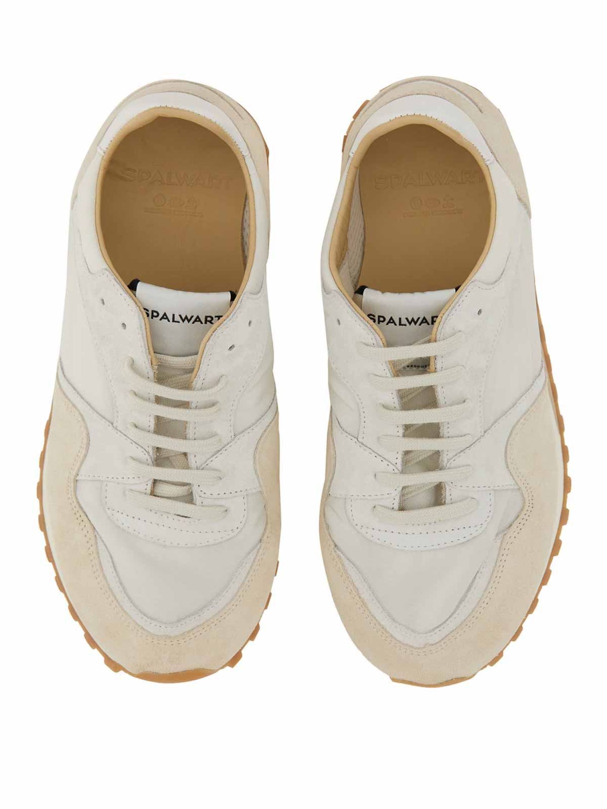 Shop Spalwart Marathon Trail Sneakers In White