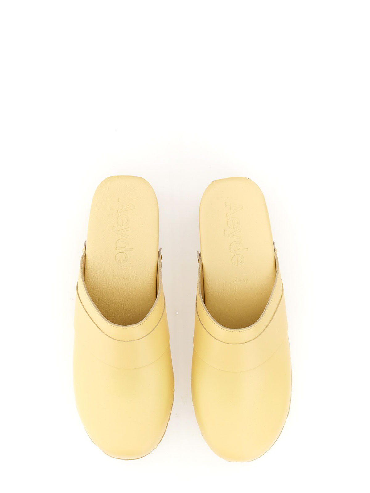 Shop Aeyde Bibi Sandalss In Yellow