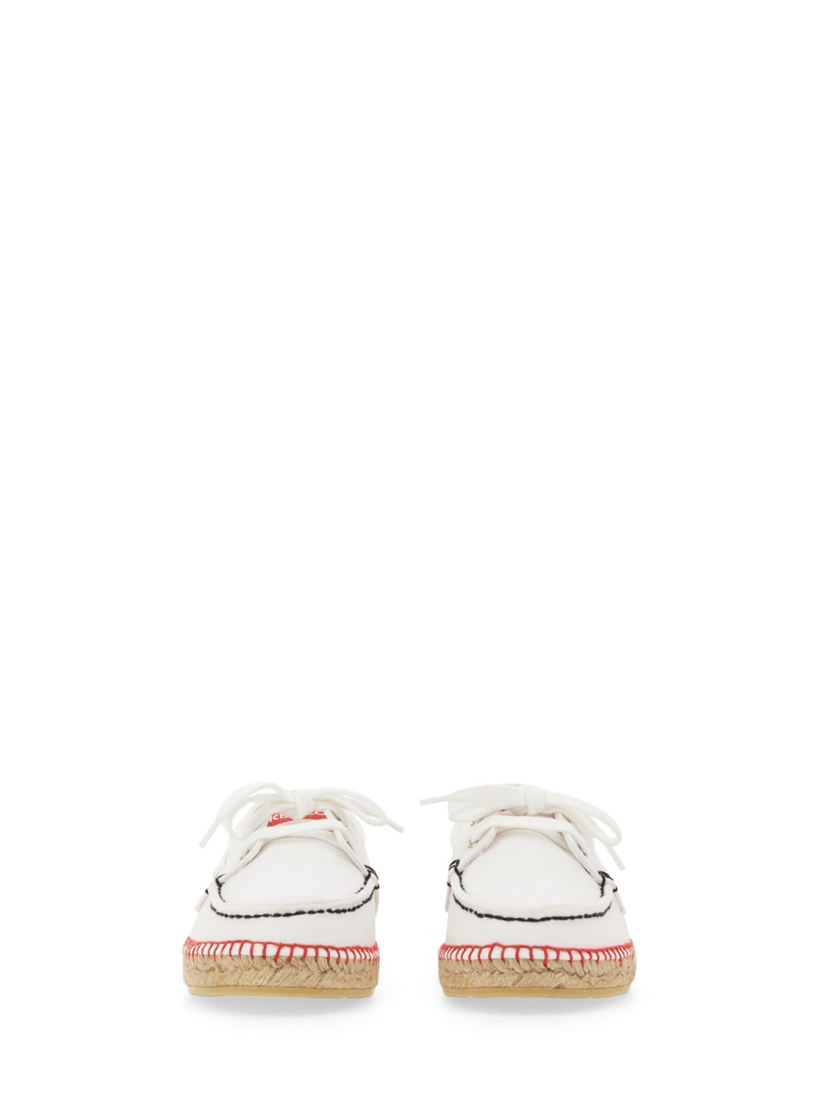 Shop Kenzo Marine Canvas Loafer In White