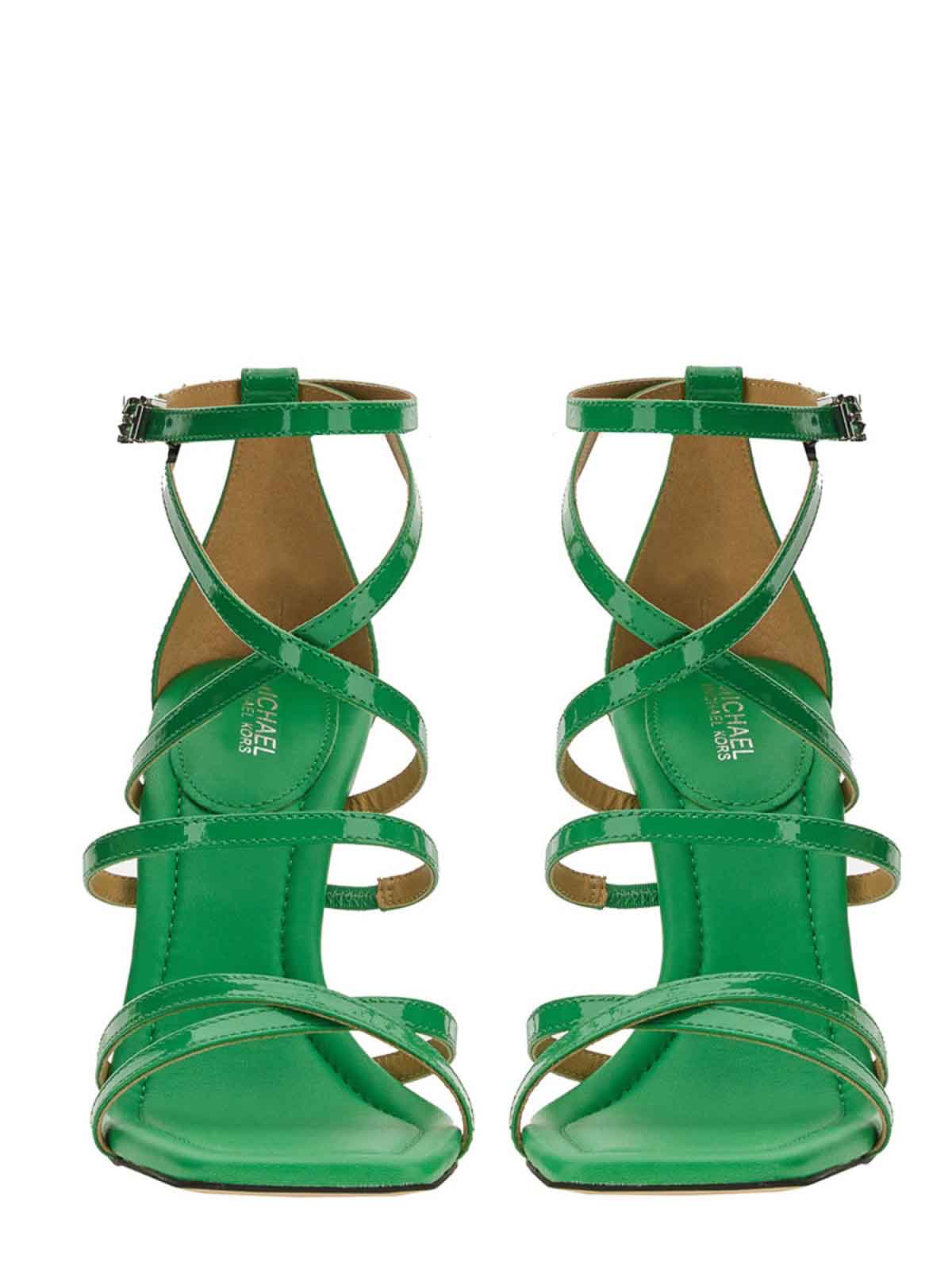 Shop Michael Michael Kors Pumps In Leather In Green