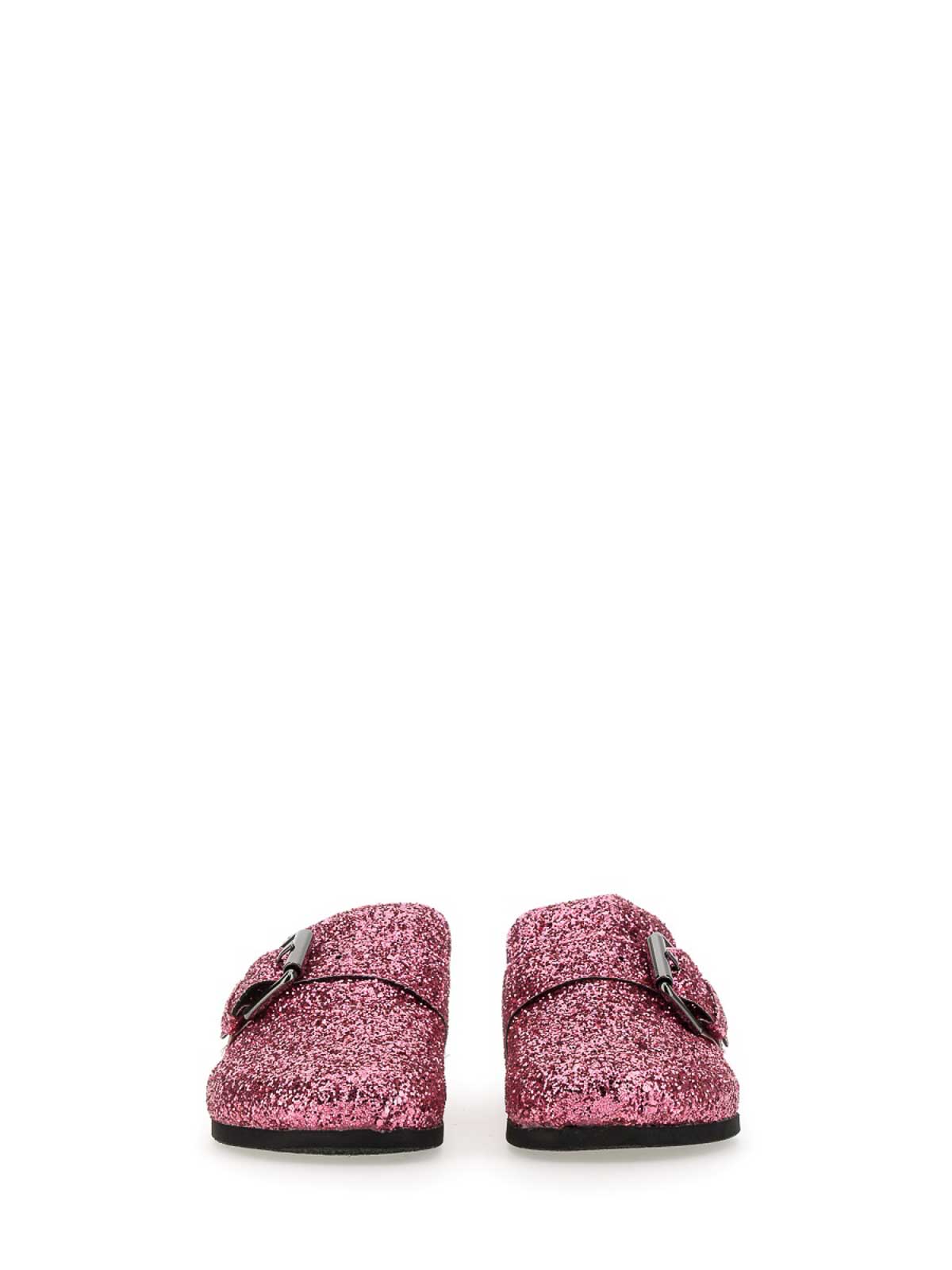 Shop Philosophy Di Lorenzo Serafini Sandal With Glitter In Multicolour