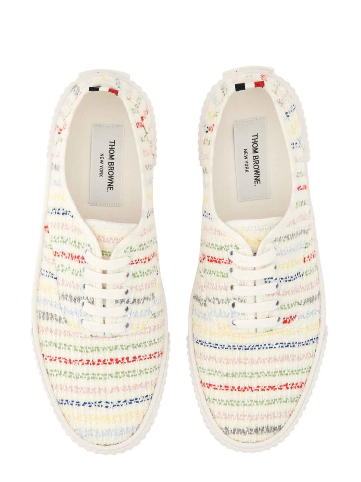Shop Thom Browne Heritage Sneakers In Multicolour