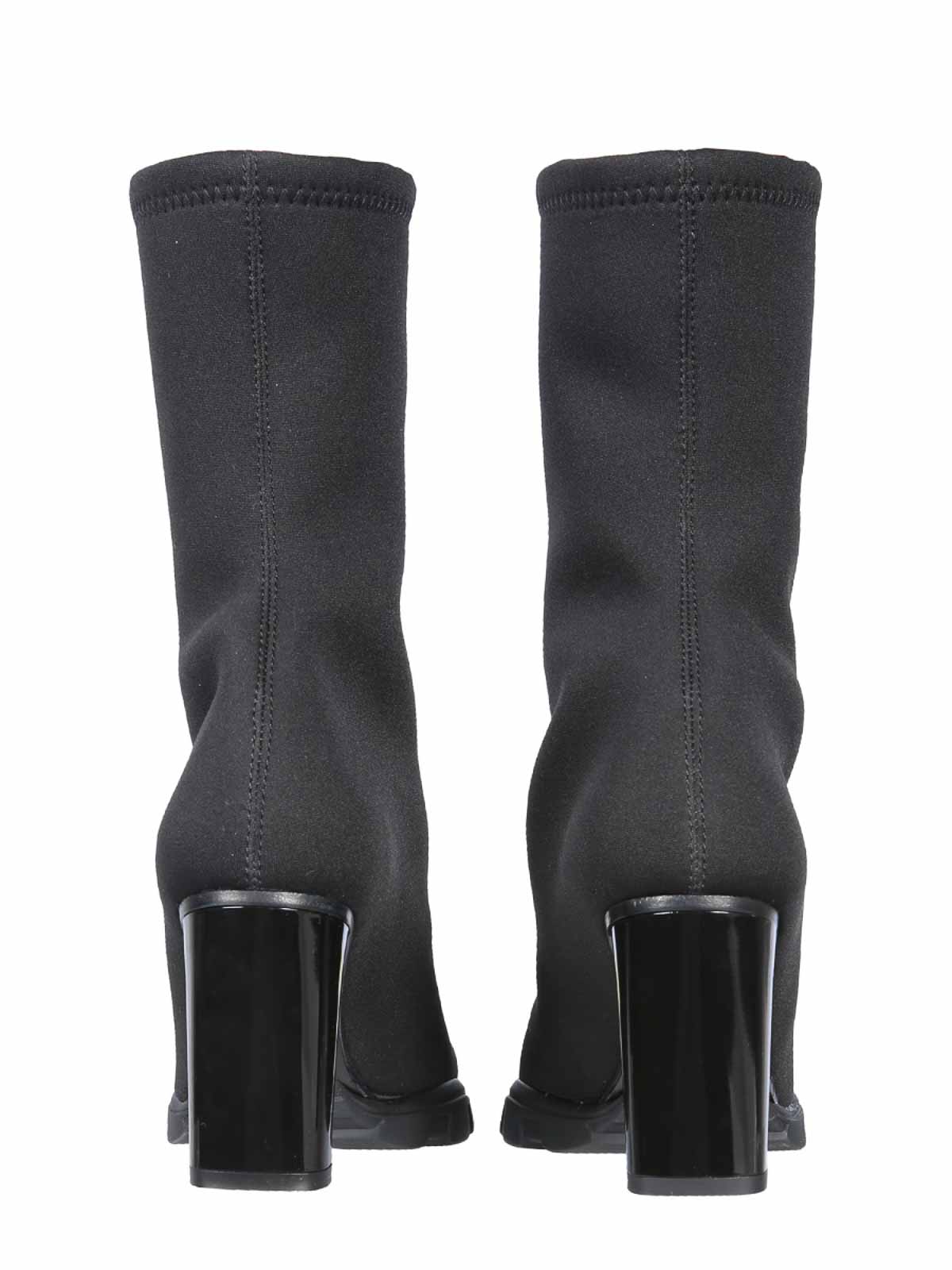 Shop Alexander Mcqueen Slim Tread Boots In Black