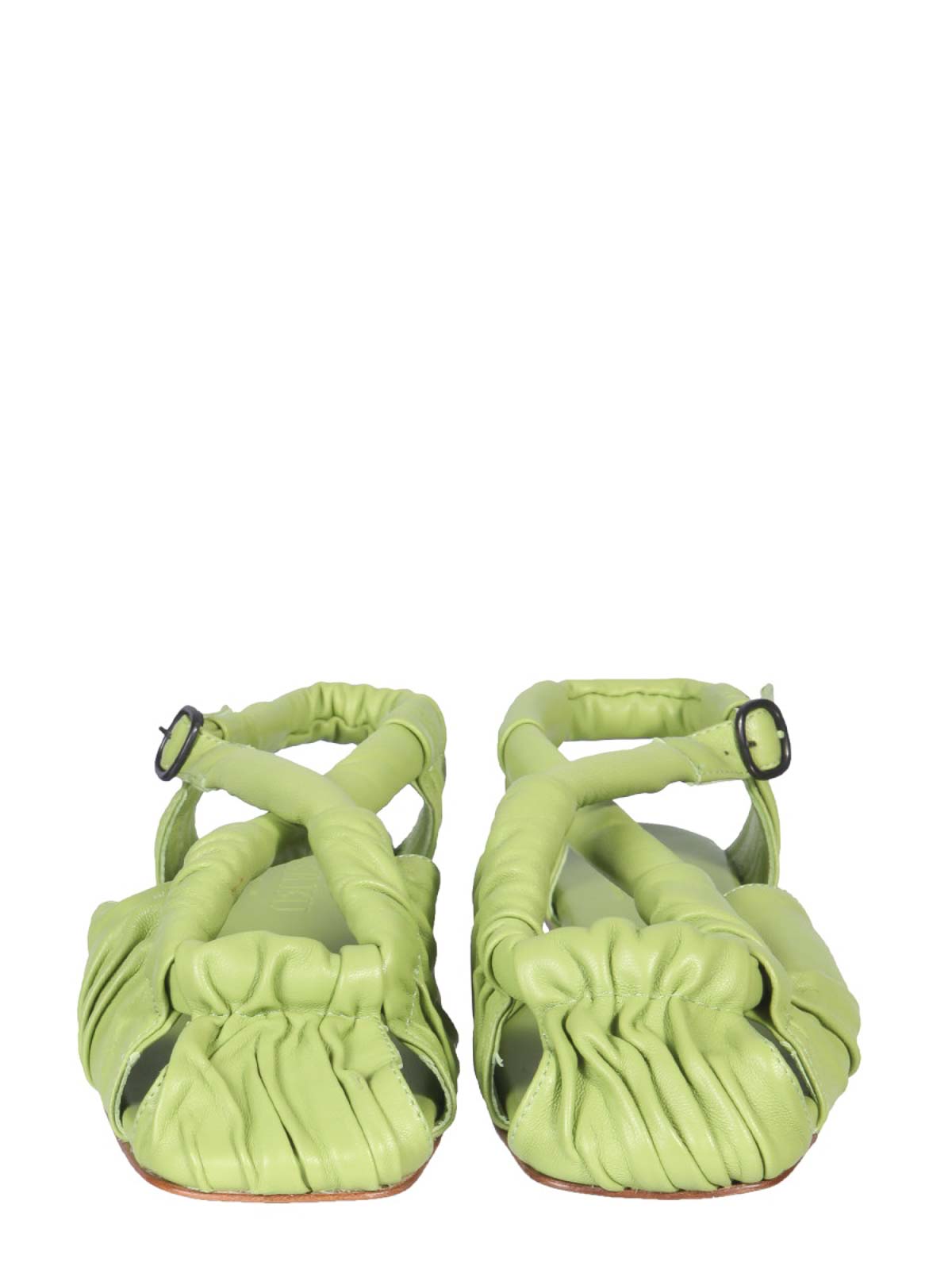 Shop Hereu Curtina Sandals In Green