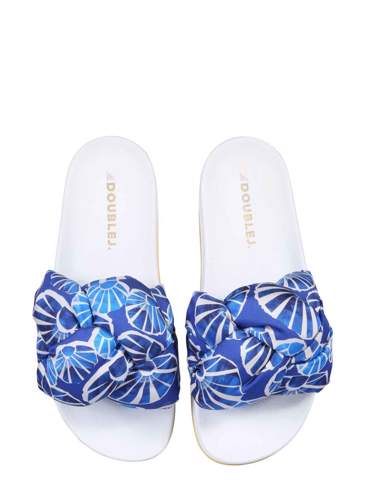 Shop La Doublej Sandals In Blue