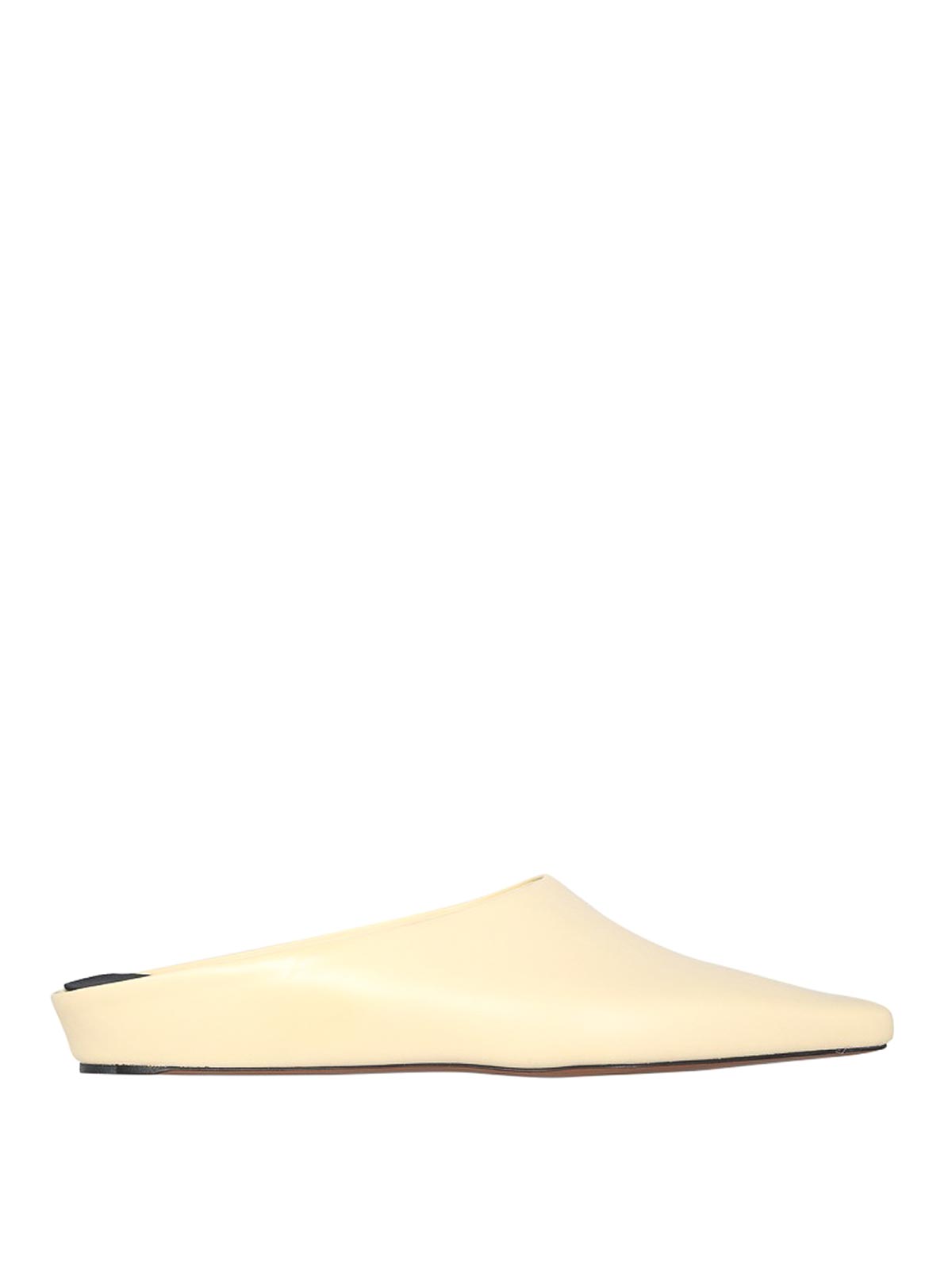 Shop Neous Mules Alba Slip-ons In Yellow