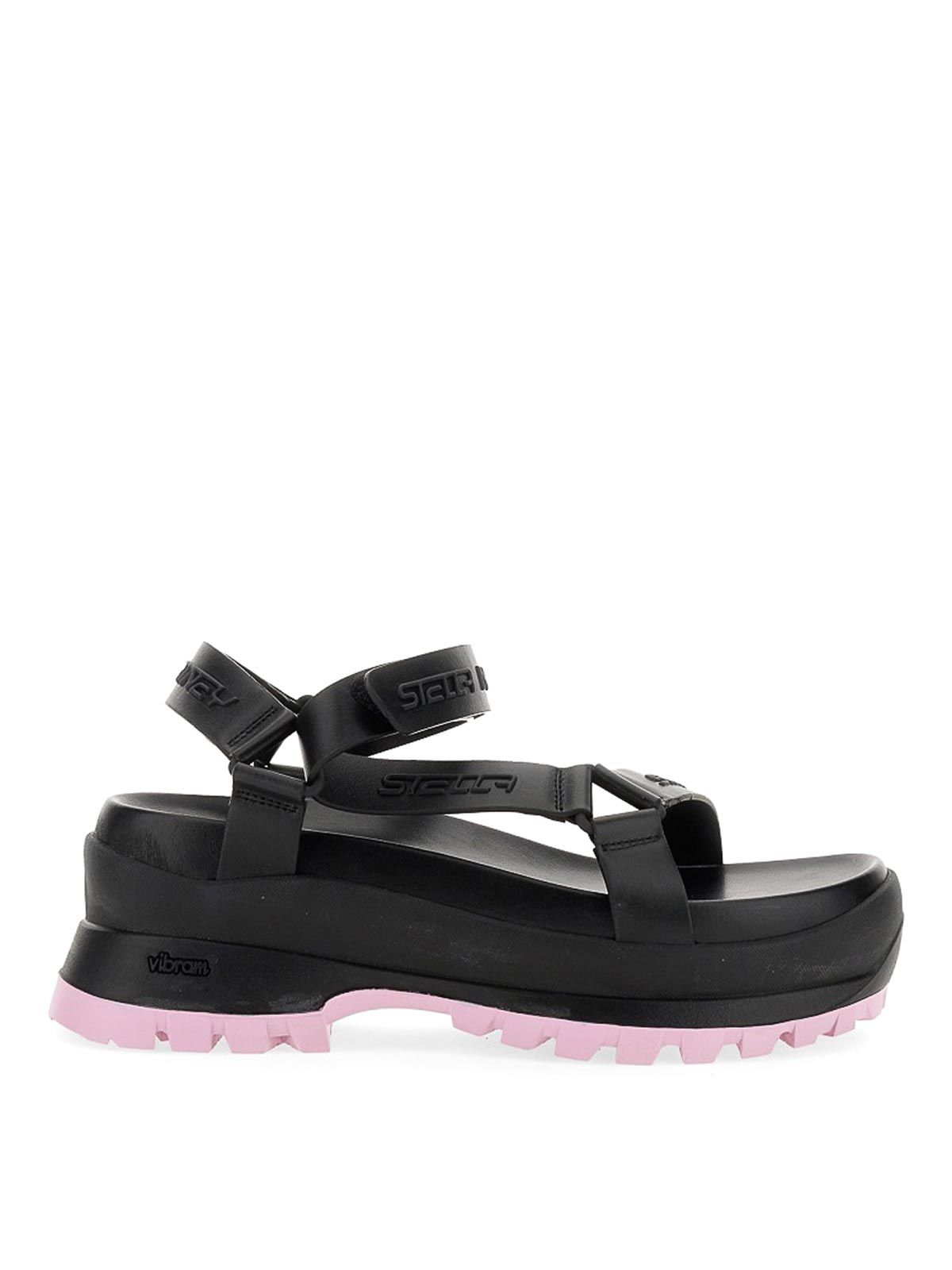Shop Stella Mccartney Trace Sandal In Black