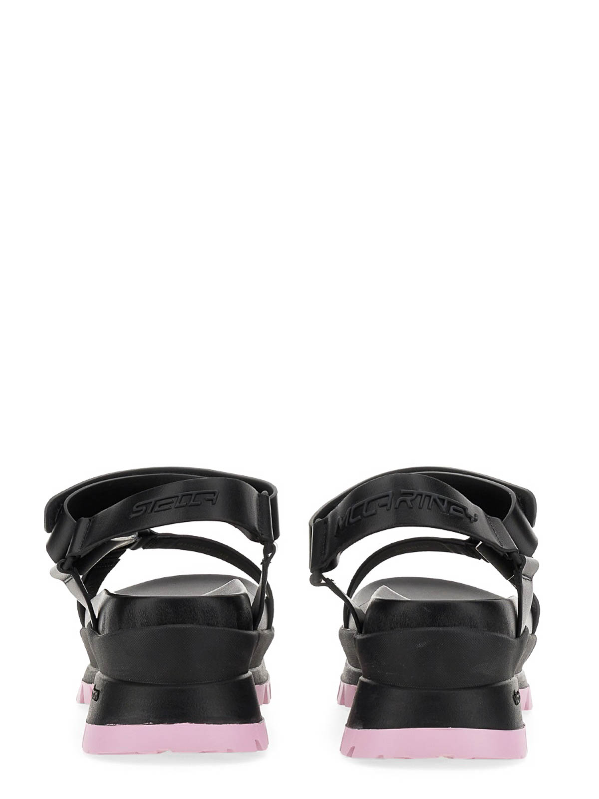 Shop Stella Mccartney Trace Sandal In Black