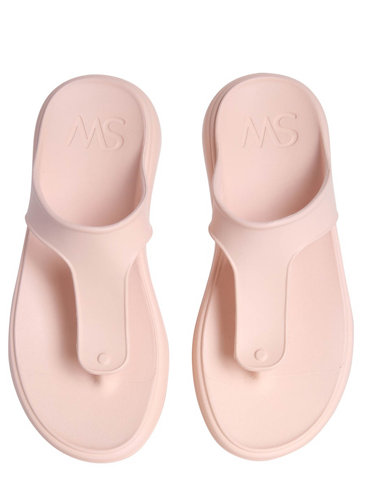 Shop Stuart Weitzman Stuflex T-strap Slide Sandals In Nude & Neutrals