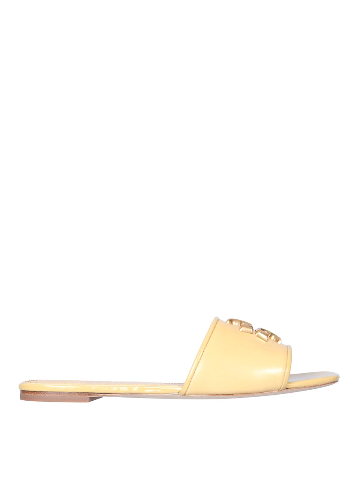 Shop Tory Burch Eleanor Slide Sandal In Yellow