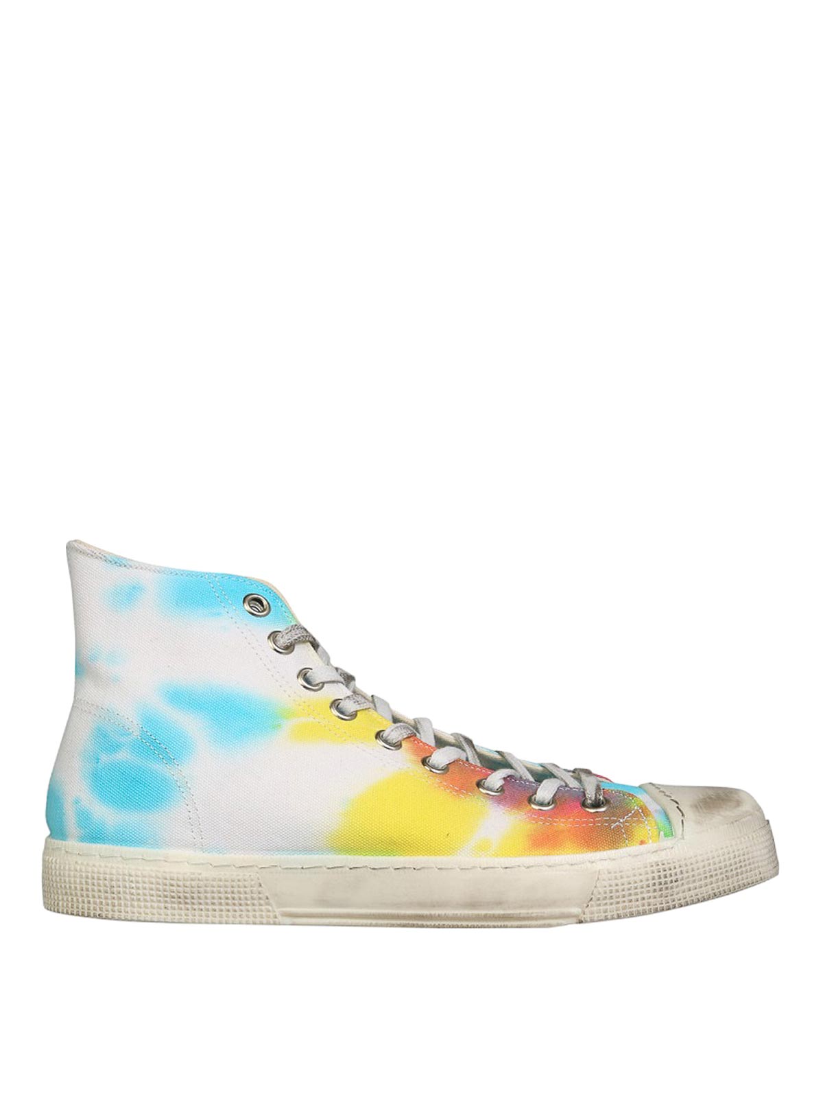Gienchi High Jean Michel Sneakers In Multicolour