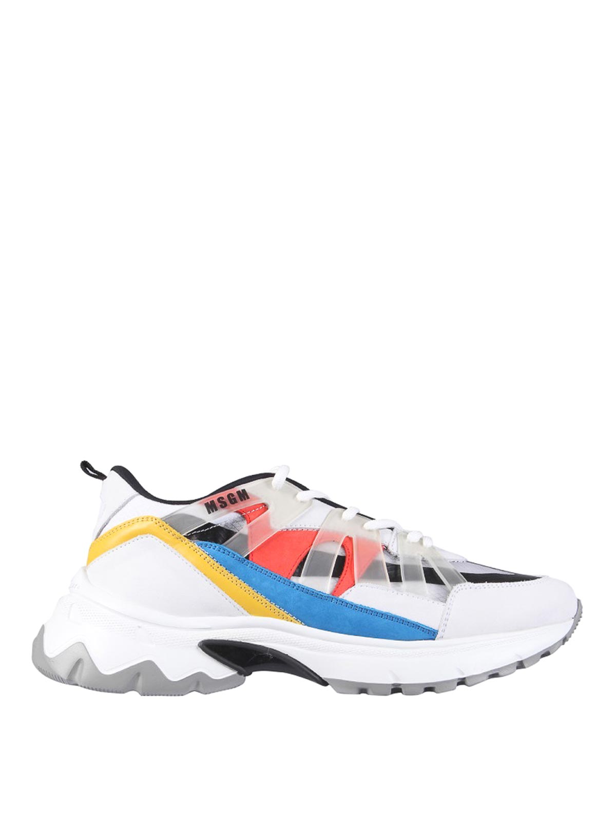 Shop Msgm Trainers Sneakers In Multicolour