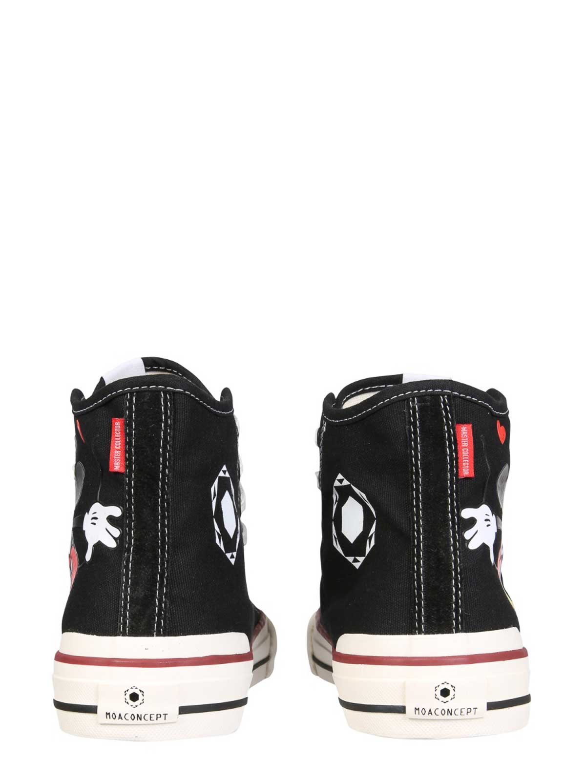 Shop Moaconcept High-top  Sneakers In Black