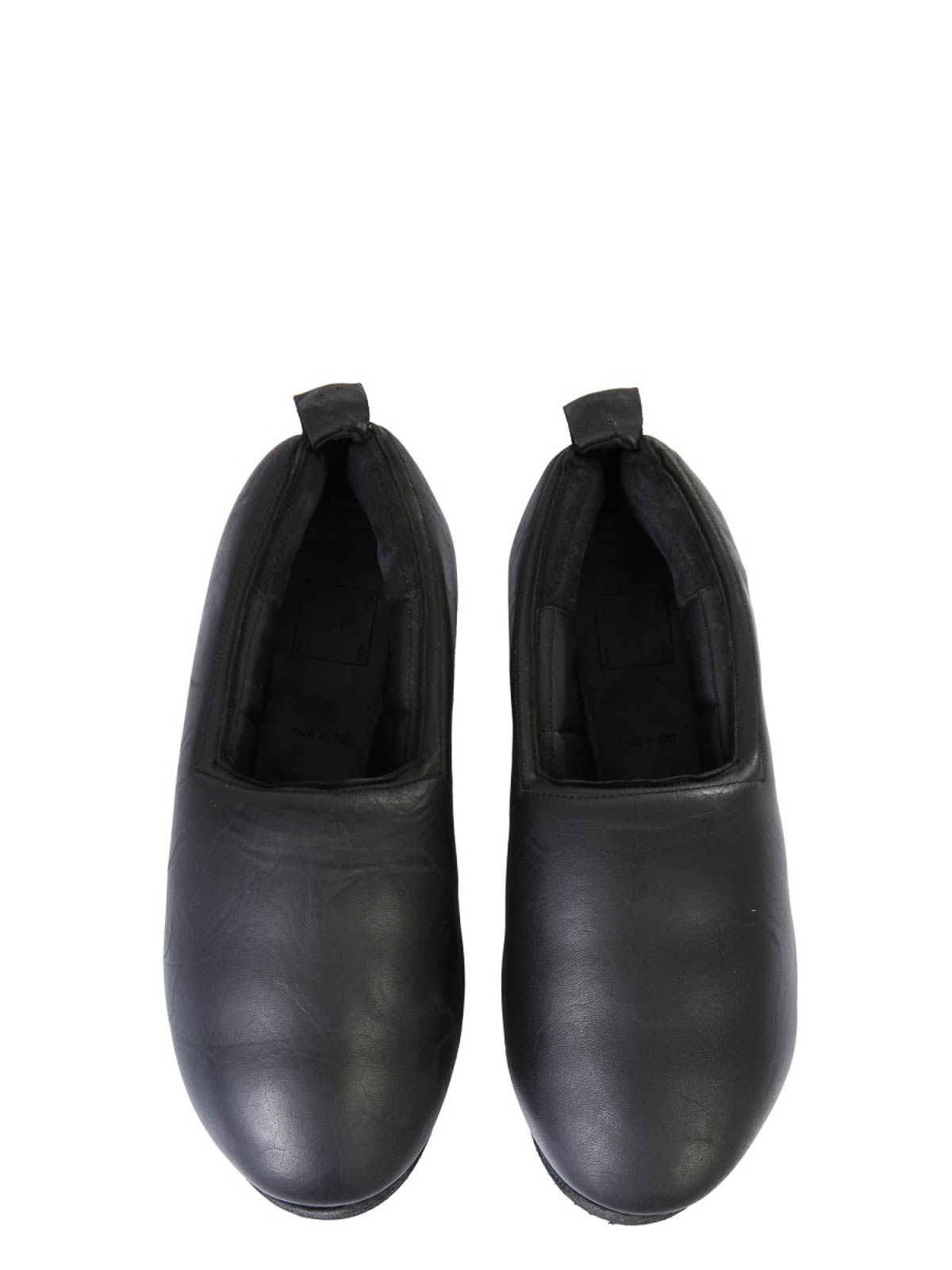 Shop Guidi Slipper Sneakers In Black