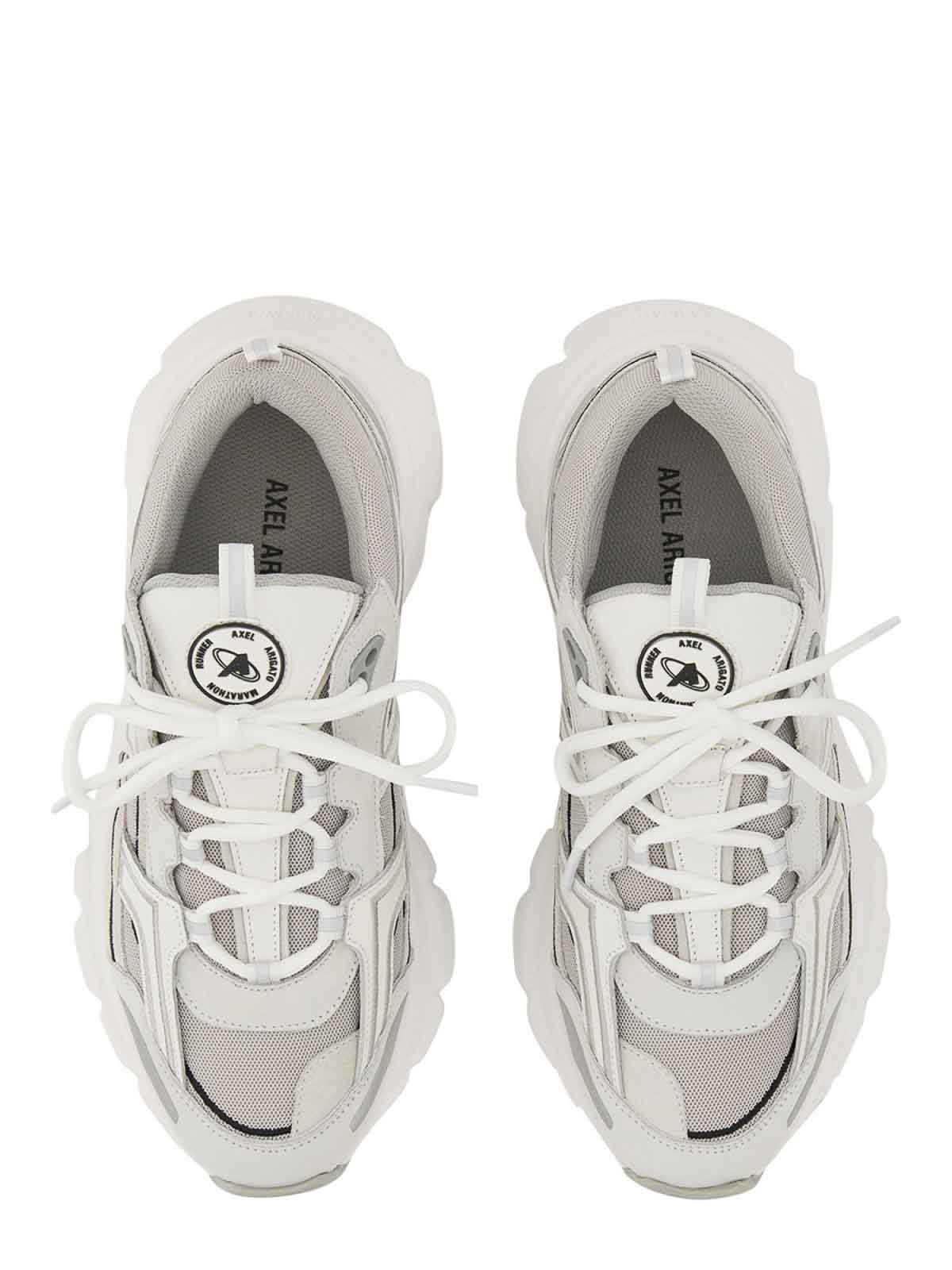 Shop Axel Arigato Sneakers Marathon R-trail In White