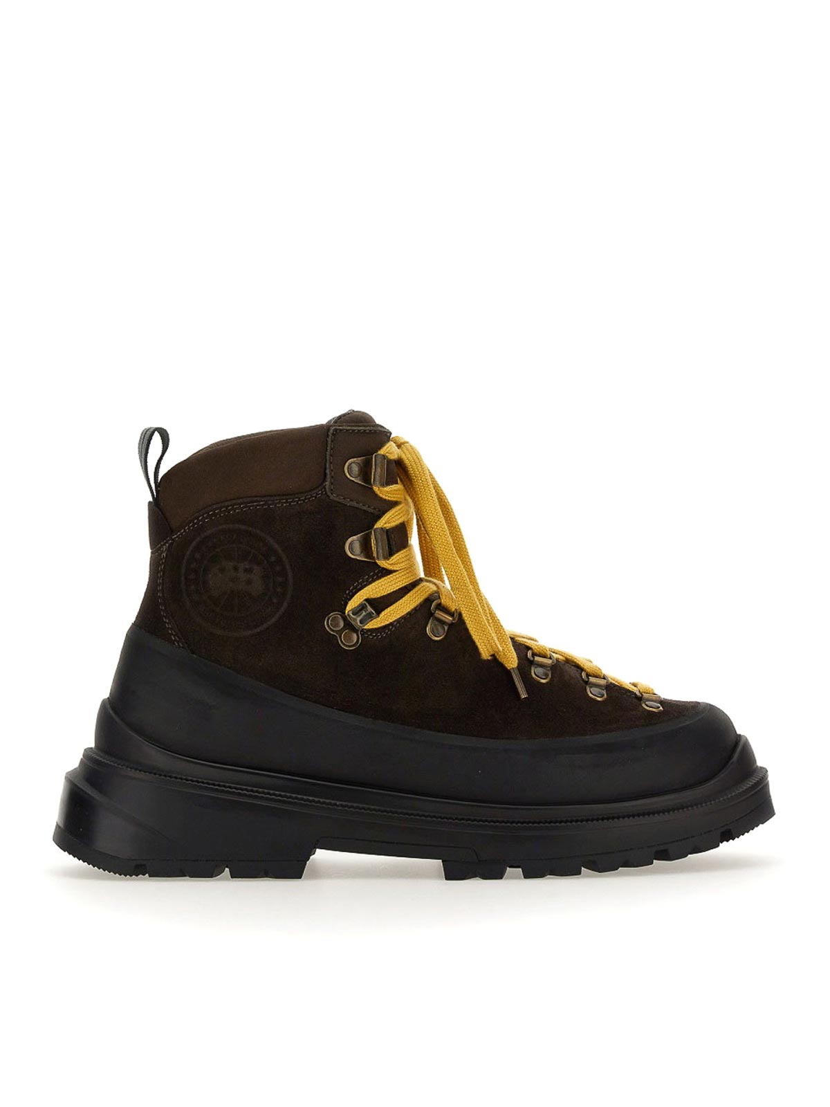 Shop Canada Goose Boots Journey In Brown