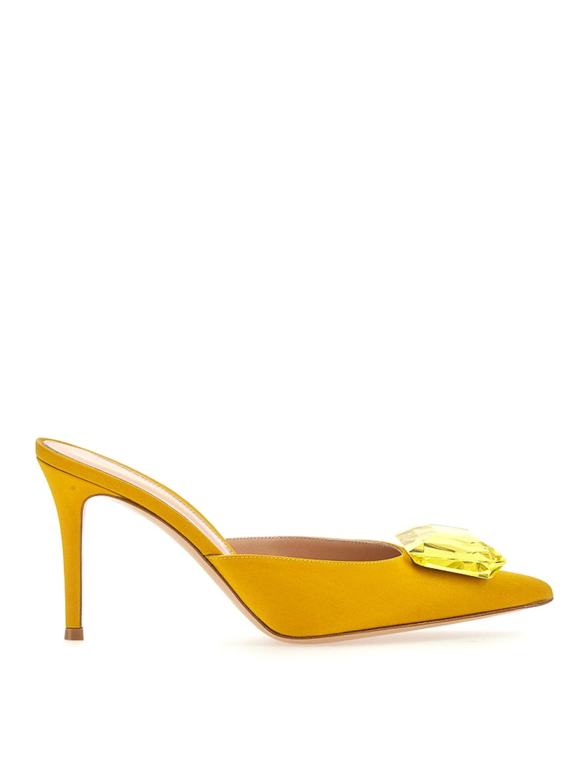 Shop Gianvito Rossi Chinelas - Jaipur 85 In Yellow