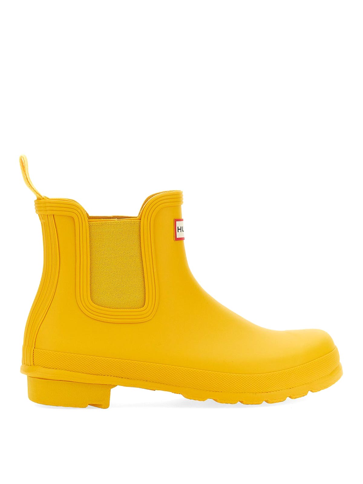Shop Hunter Chelsea Boot In Yellow