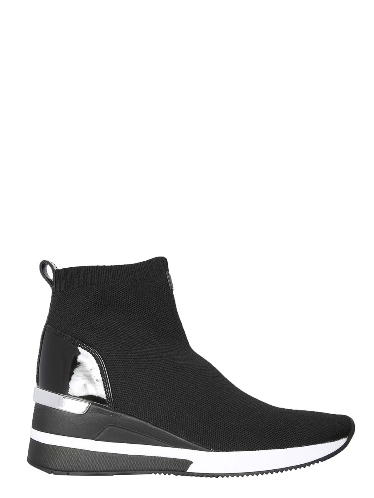 Shop Michael Michael Kors Sneakers Skyler In Black