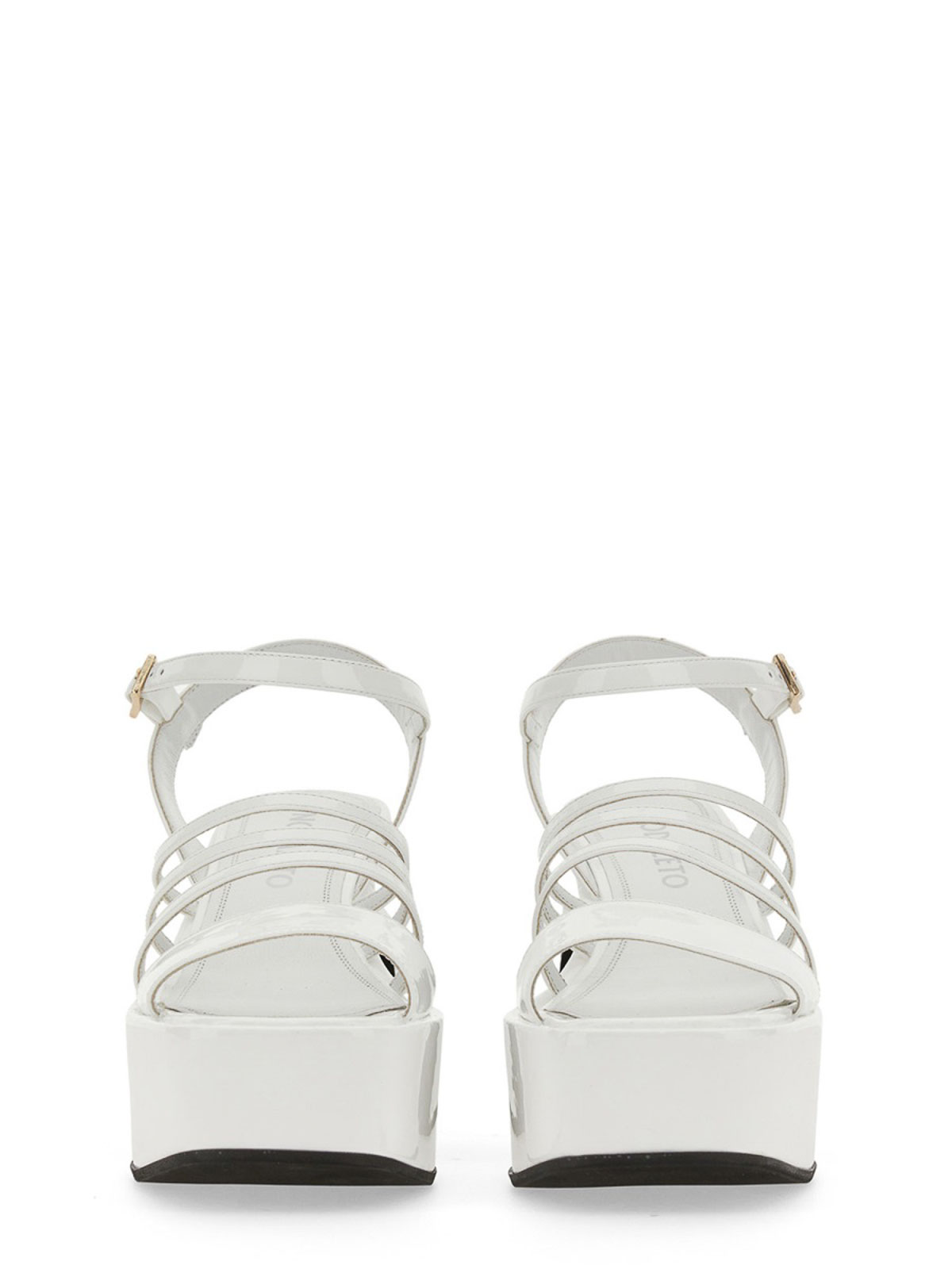サンダル・ミュール NODALETO Bulla Chibi Sandals - Nodaleto - White - Leather Nodaleto Bulla Chibi Sandals - White - Leather | ModeSens