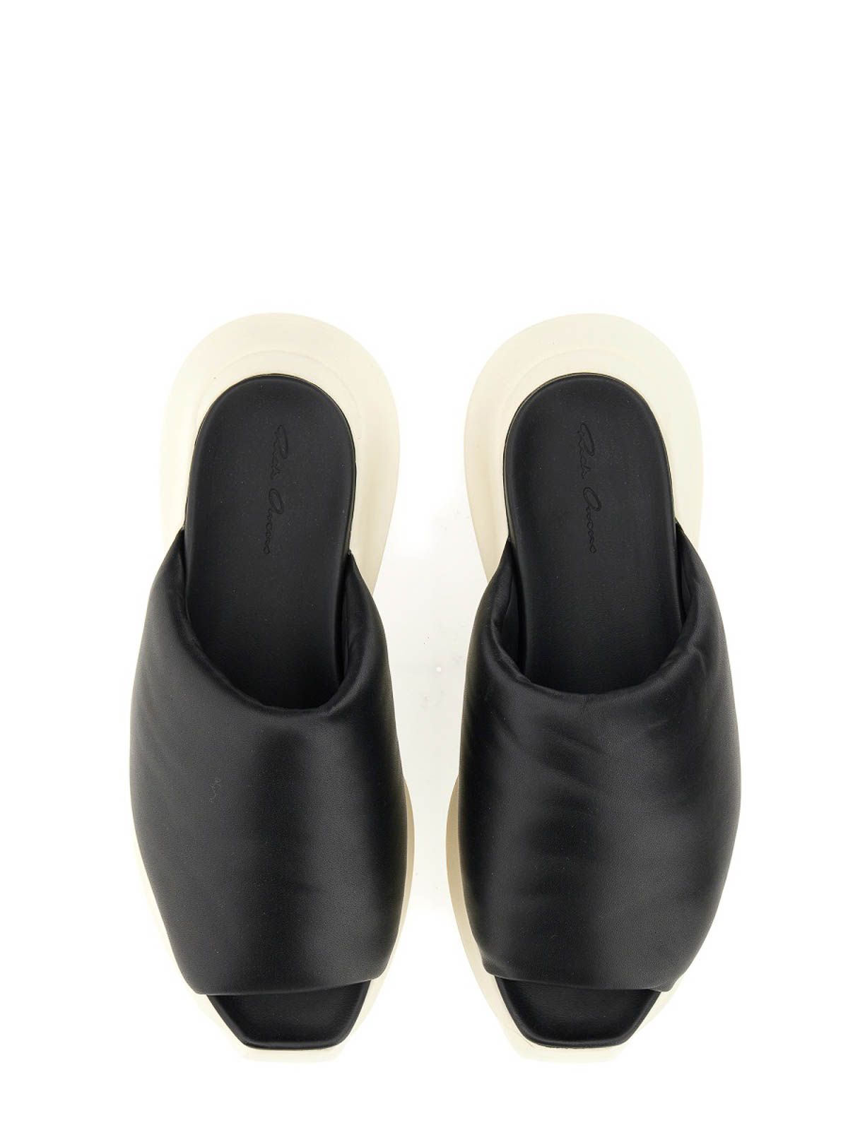 Shop Rick Owens Geth Sandals In Black