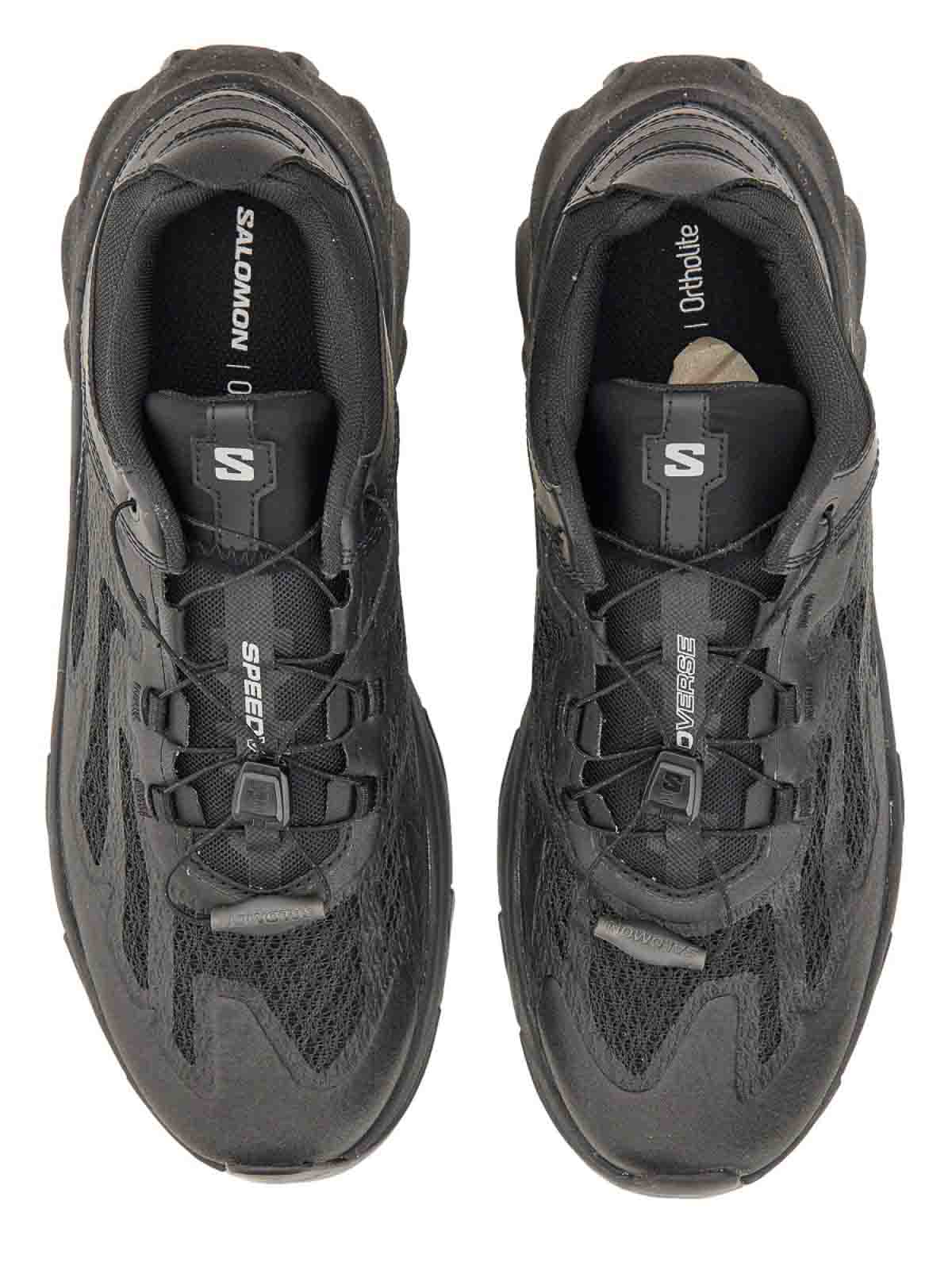 Shop Salomon Sneakers Speedverse Prg In Black