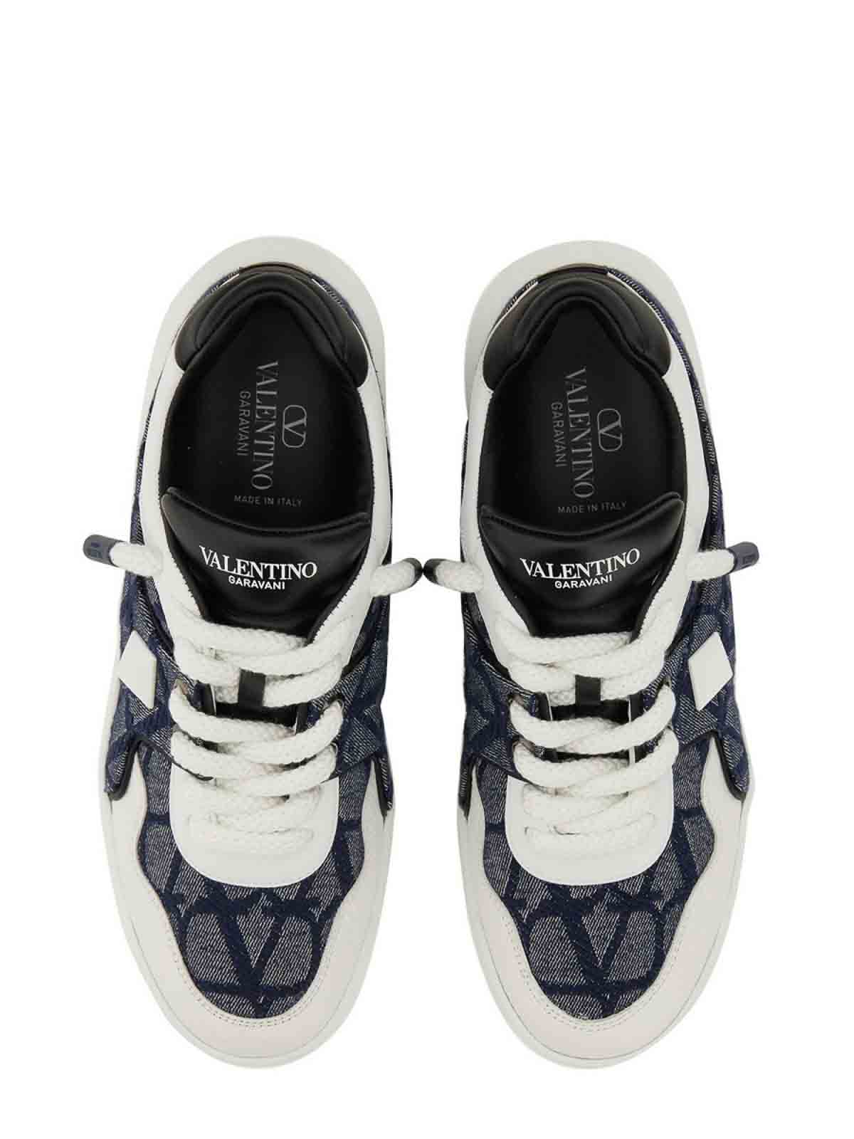 Shop Valentino Low-top Sneakers One Stud Xl In Multicolour