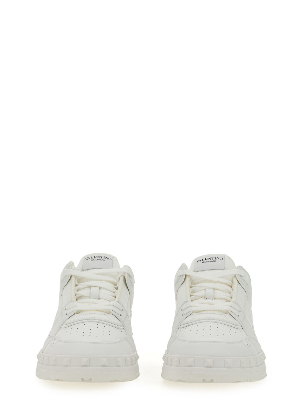 Shop Valentino Low Top Sneakers Freedots In White