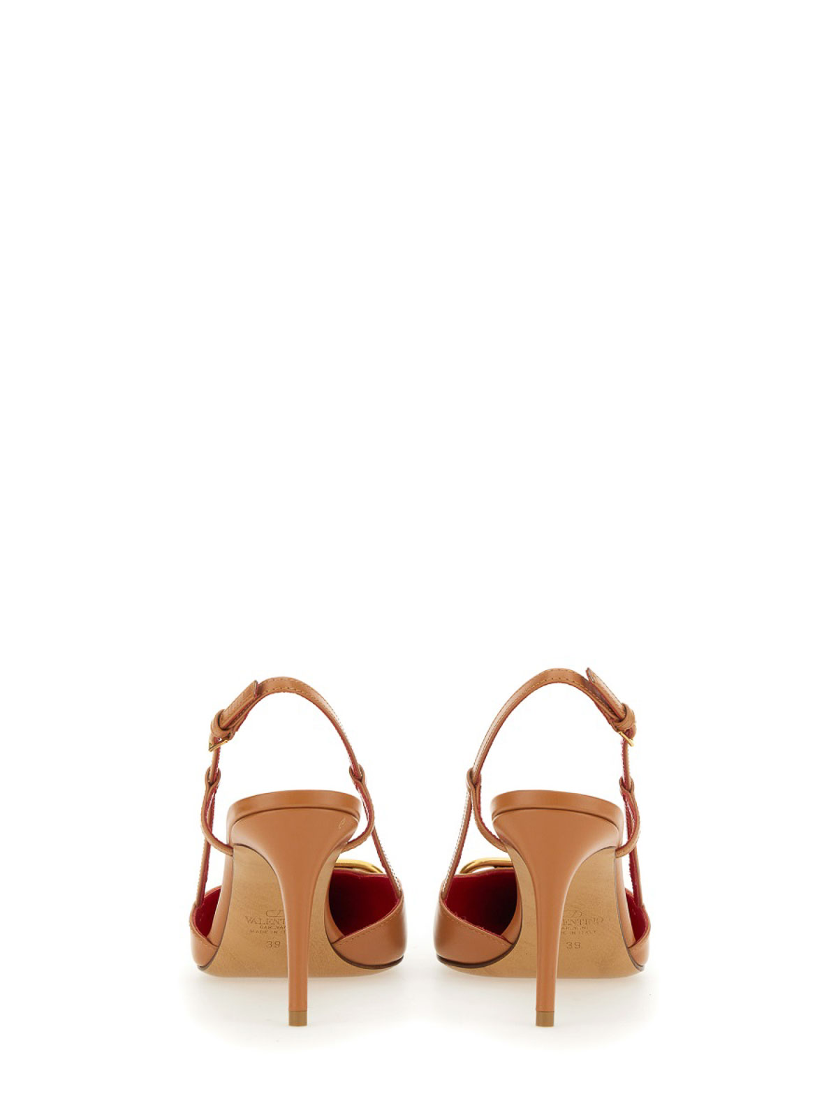 Shop Valentino Court Shoes In Light Brown