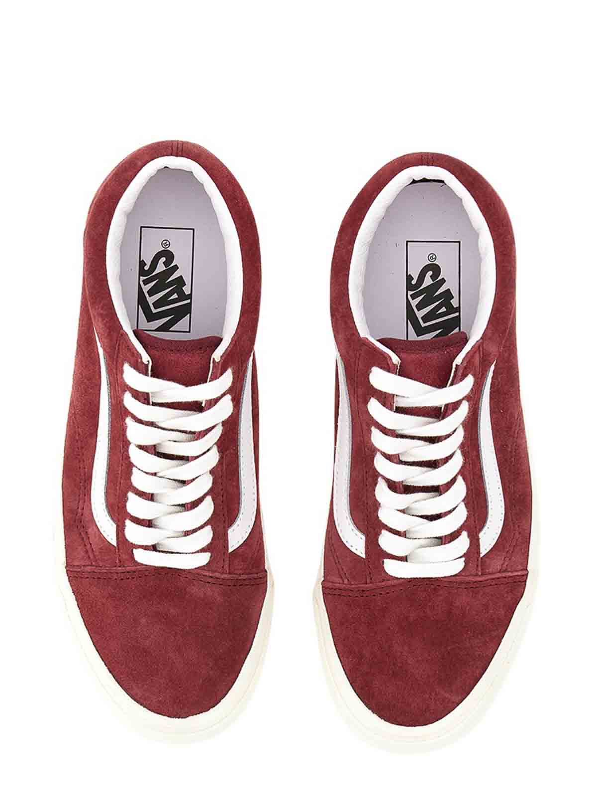 Shop Vans Sneakers Old Skool 36 In Dark Red