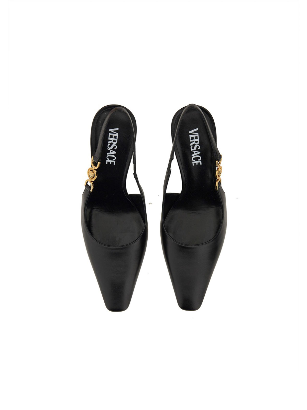Shop Versace Zapatos De Salón - Medusa 95 In Black