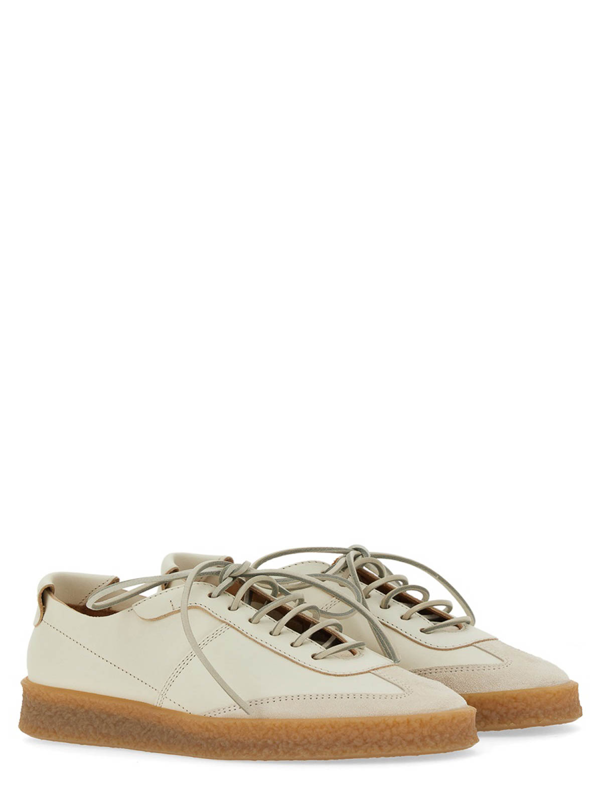 Shop Buttero Leather Sneakers In White