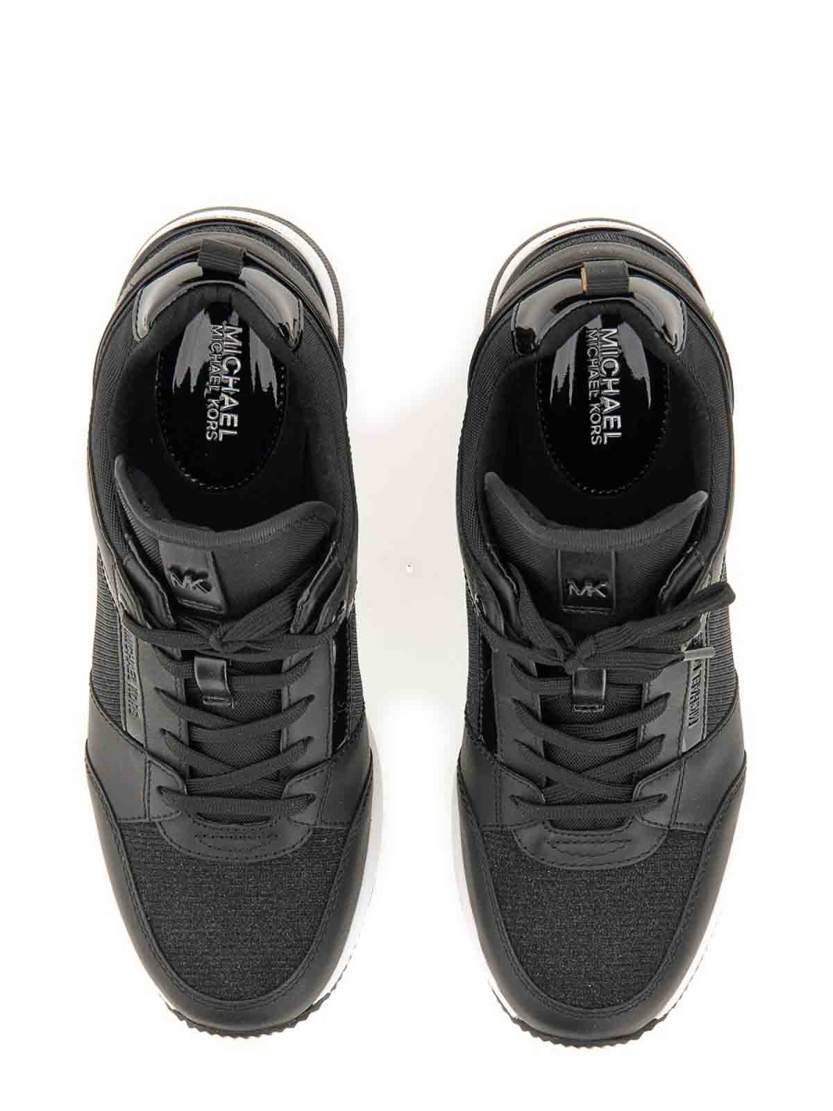 Shop Michael Michael Kors Georgie Sneakers In Black