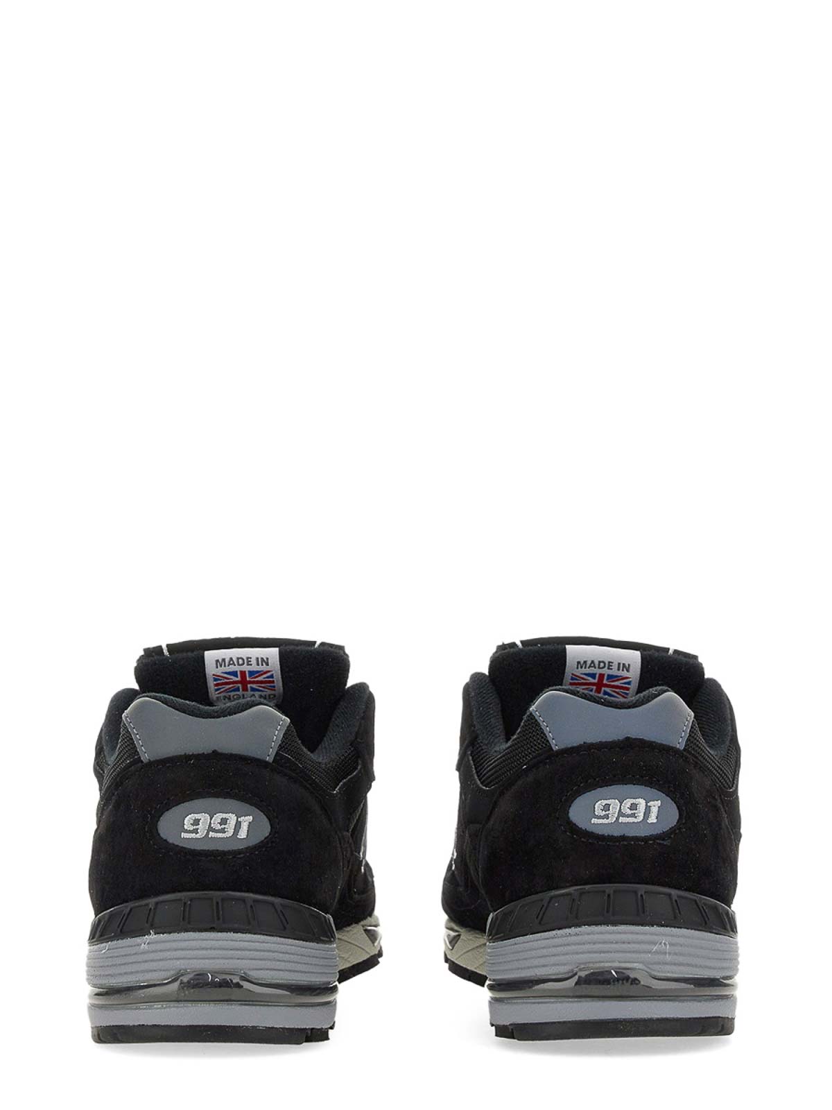 Shop New Balance 991 Sneakers In Black