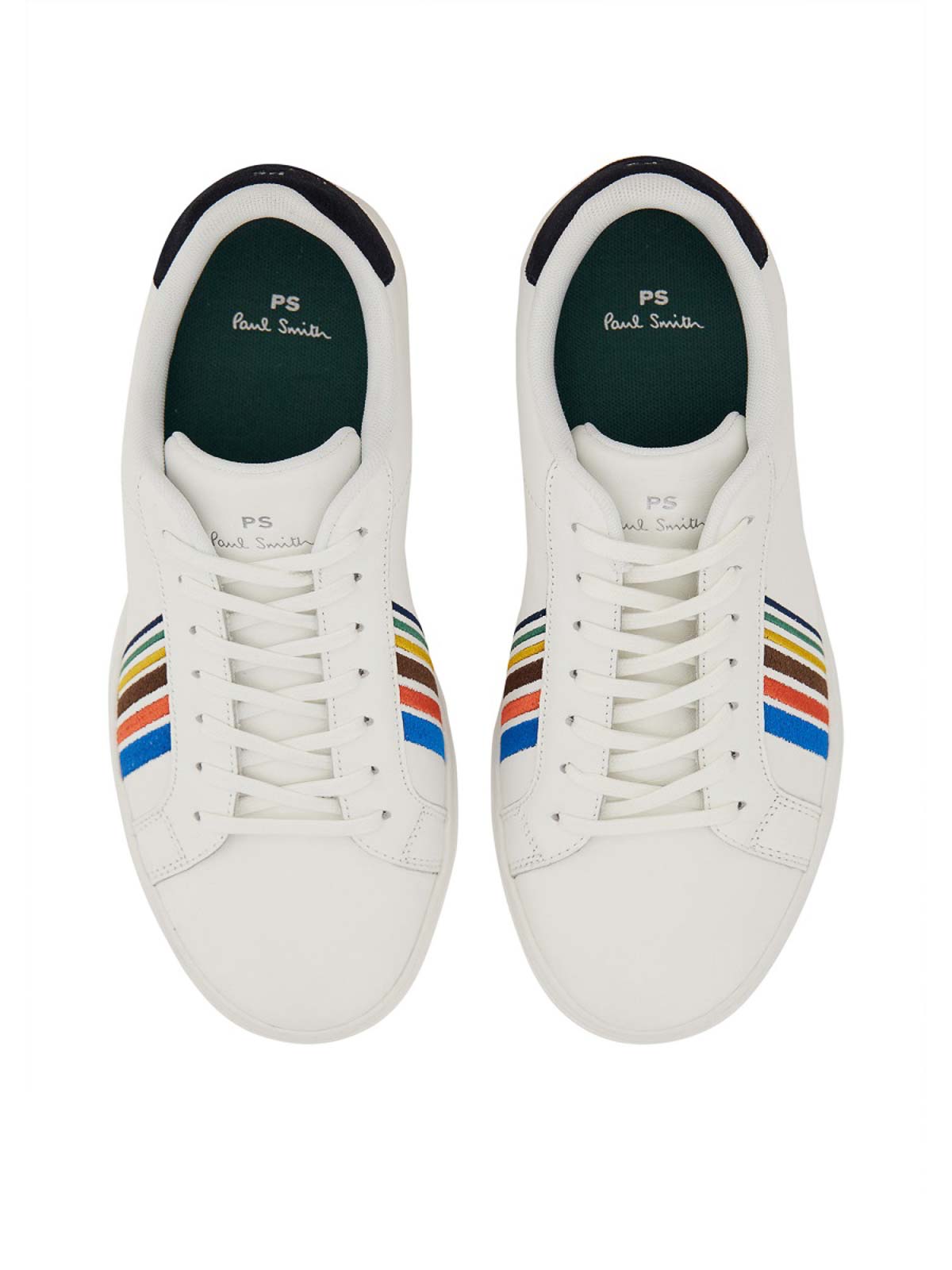 Shop Ps By Paul Smith Signature Stripe Sneakers In White
